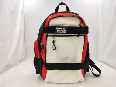 Nylon Canvas Backpack, Multicolor