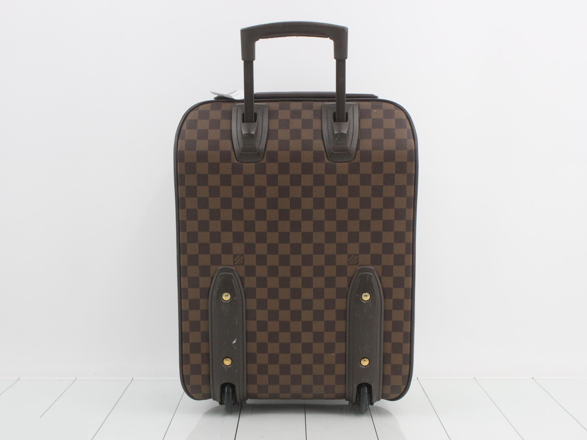 Pegase 45 Damier Ebene Carry-on Suitcase — view 2
