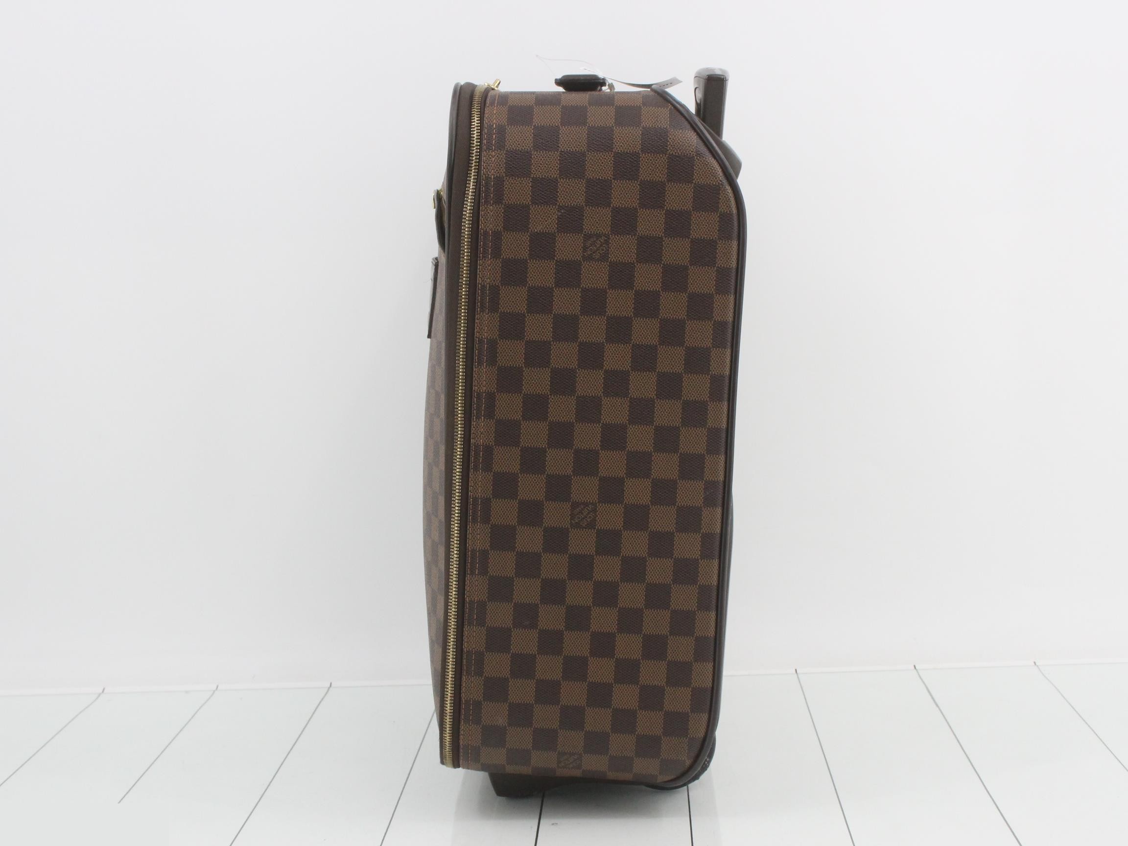 Pegase 45 Damier Ebene Carry-on Suitcase — view 3