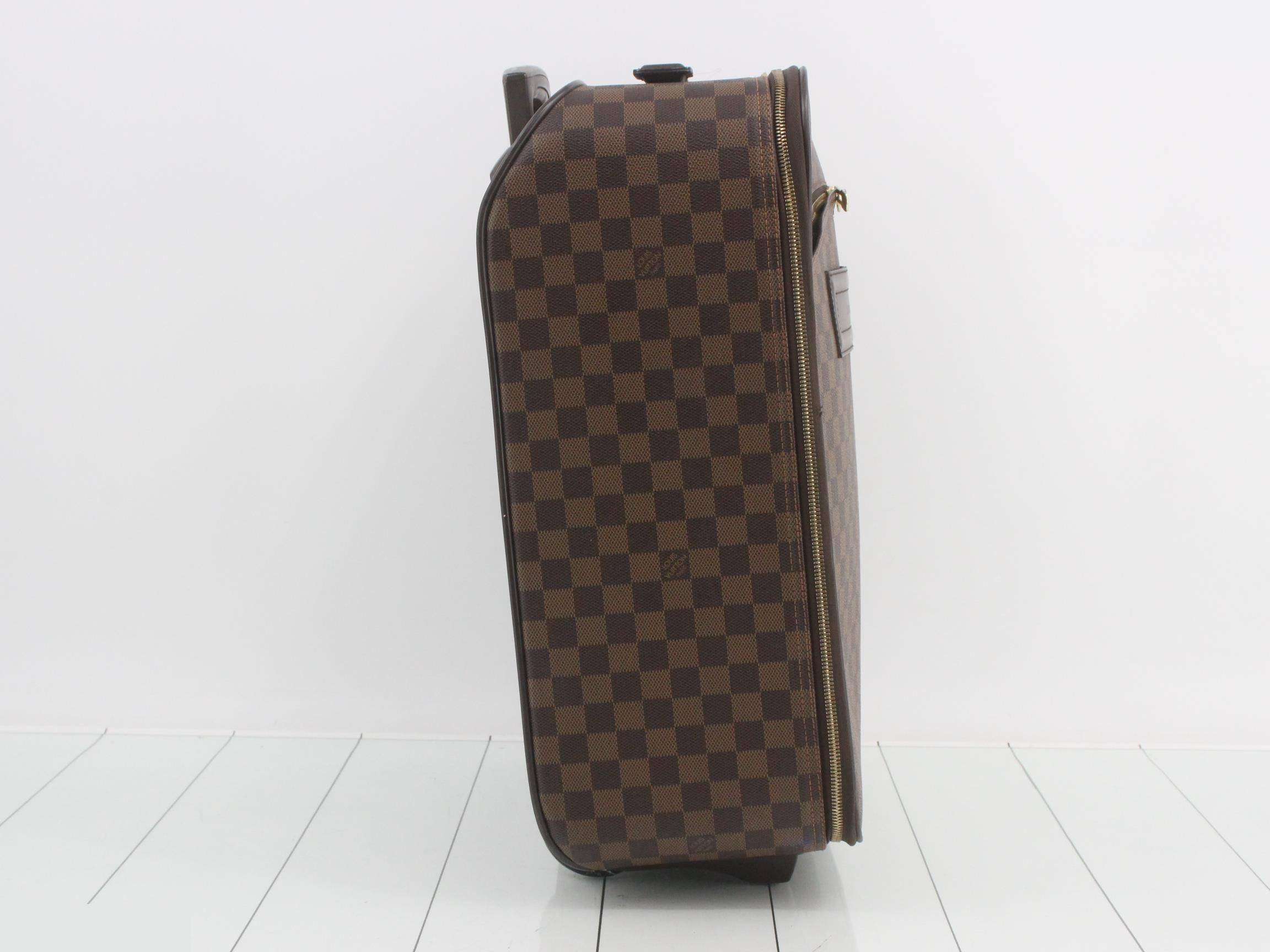Pegase 45 Damier Ebene Carry-on Suitcase — view 4
