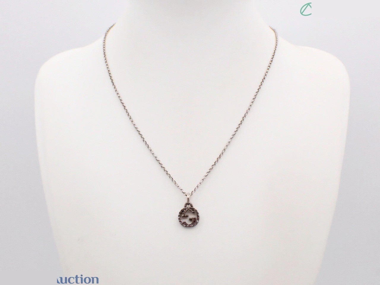 Interlocking Necklace, Silver, Arabesque — view 3