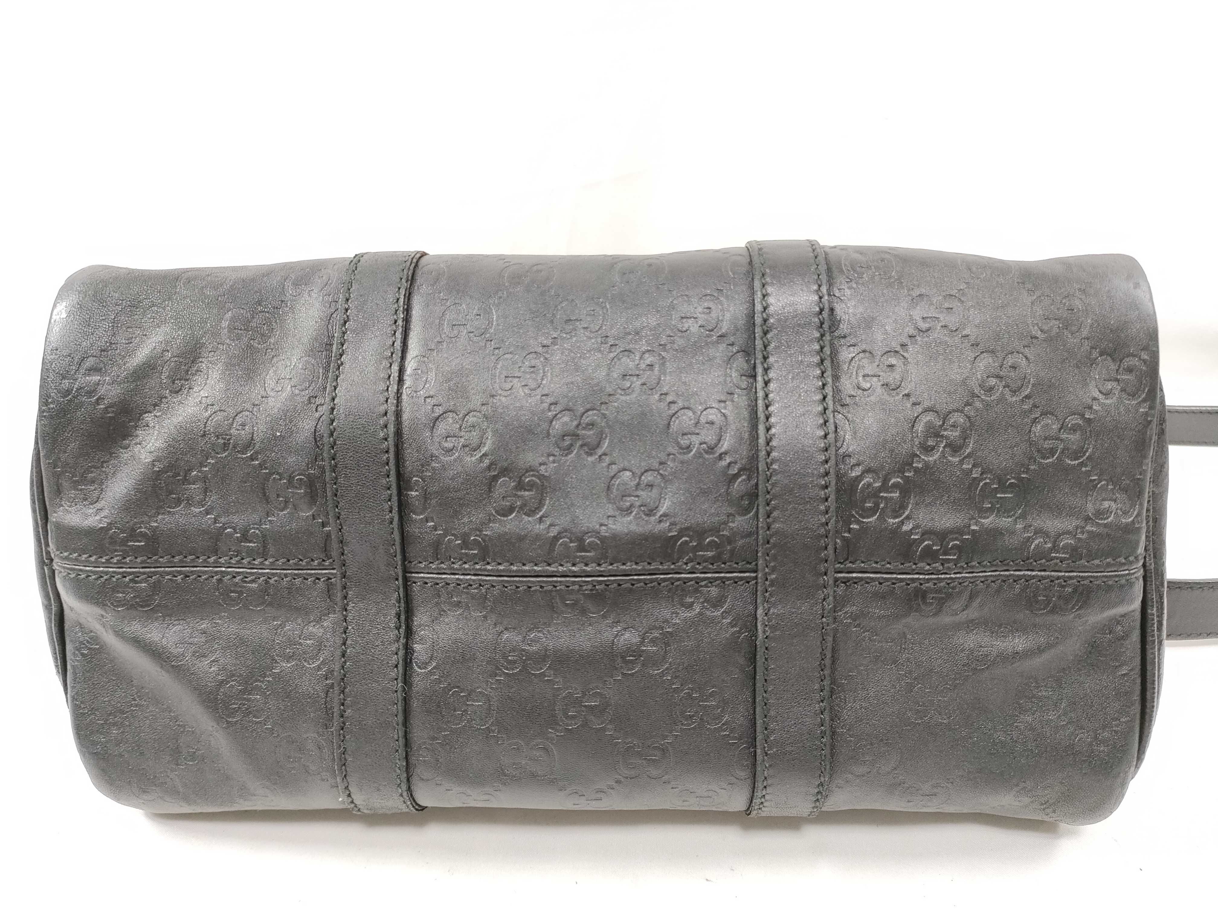 Guccissima Leather Handbag Shoulder Bag Black Serial Handbag — view 12