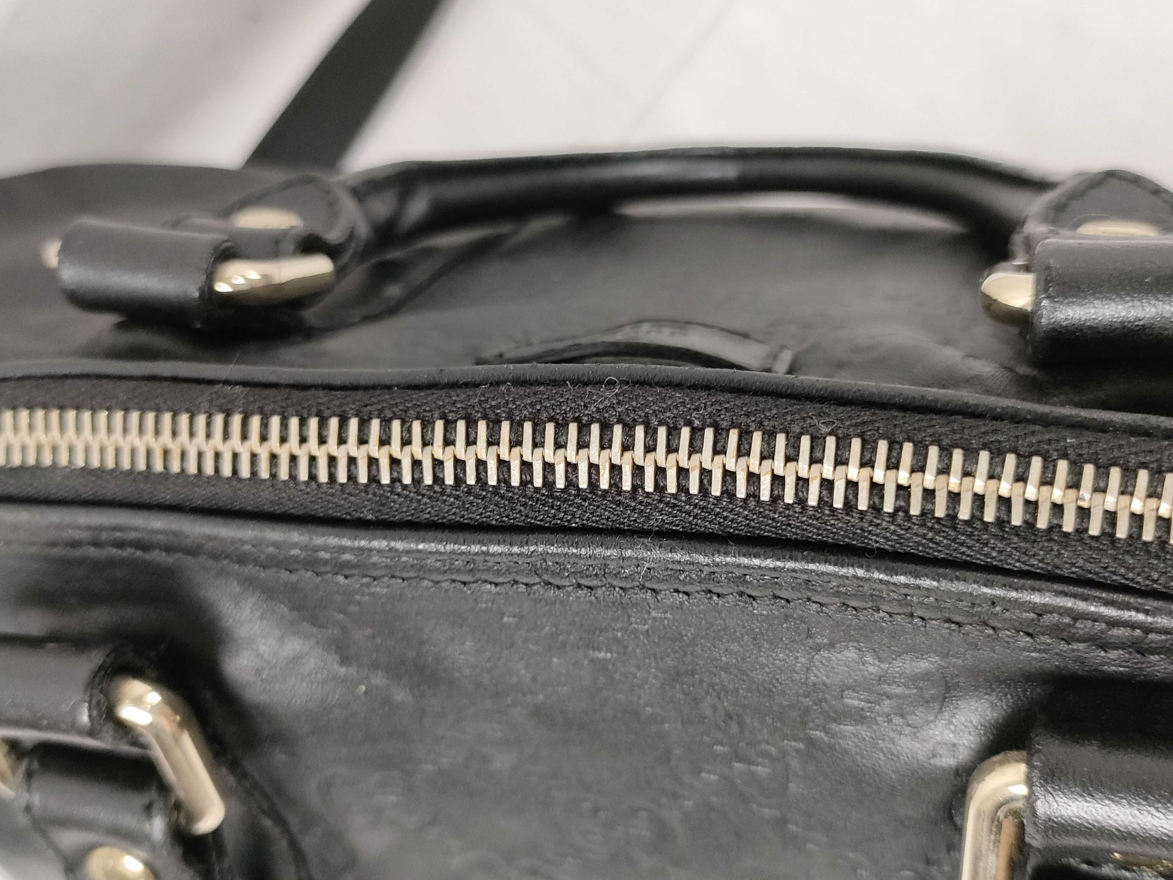 Guccissima Leather Handbag Shoulder Bag Black Serial Handbag — view 6