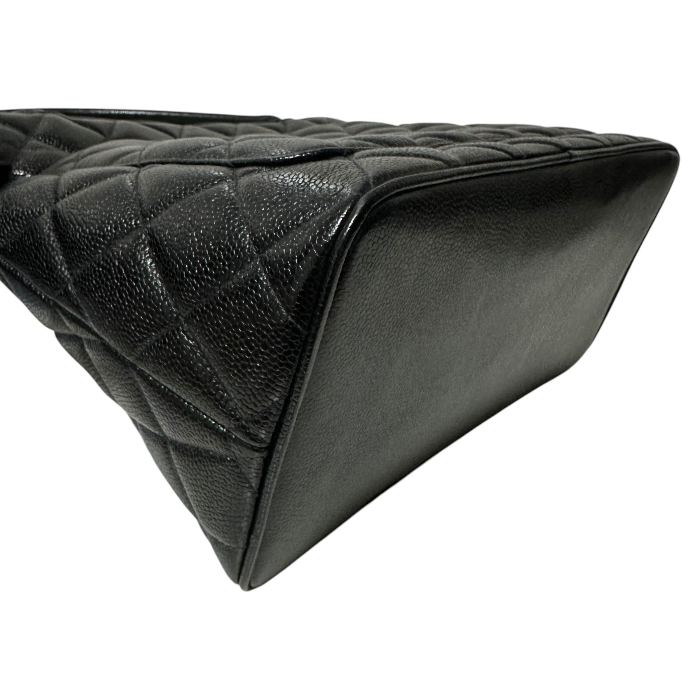 Matelassé Tote Bag, Caviar Leather, Reissue, Coco Mark — view 7