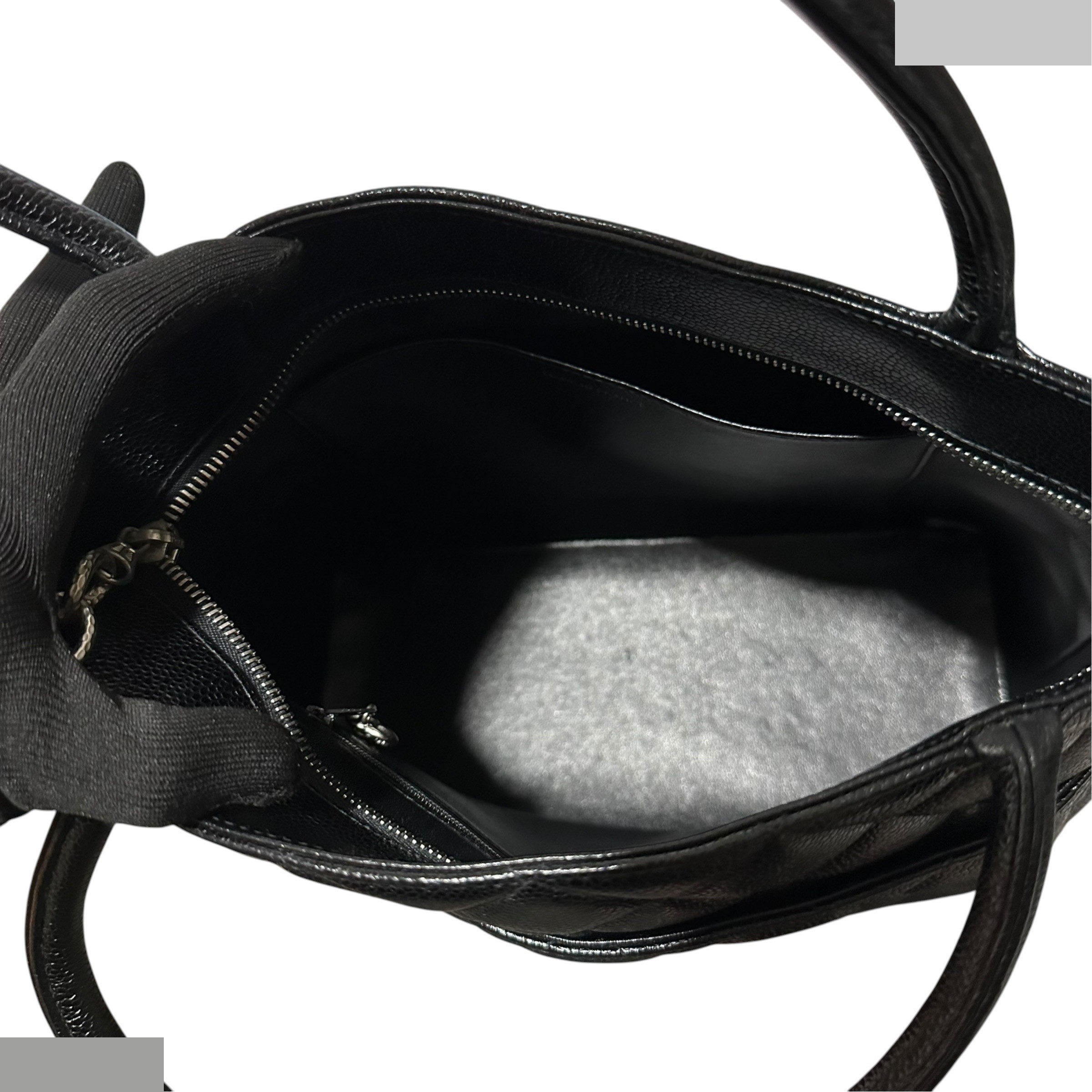 Matelassé Tote Bag, Caviar Leather, Reissue, Coco Mark — view 9