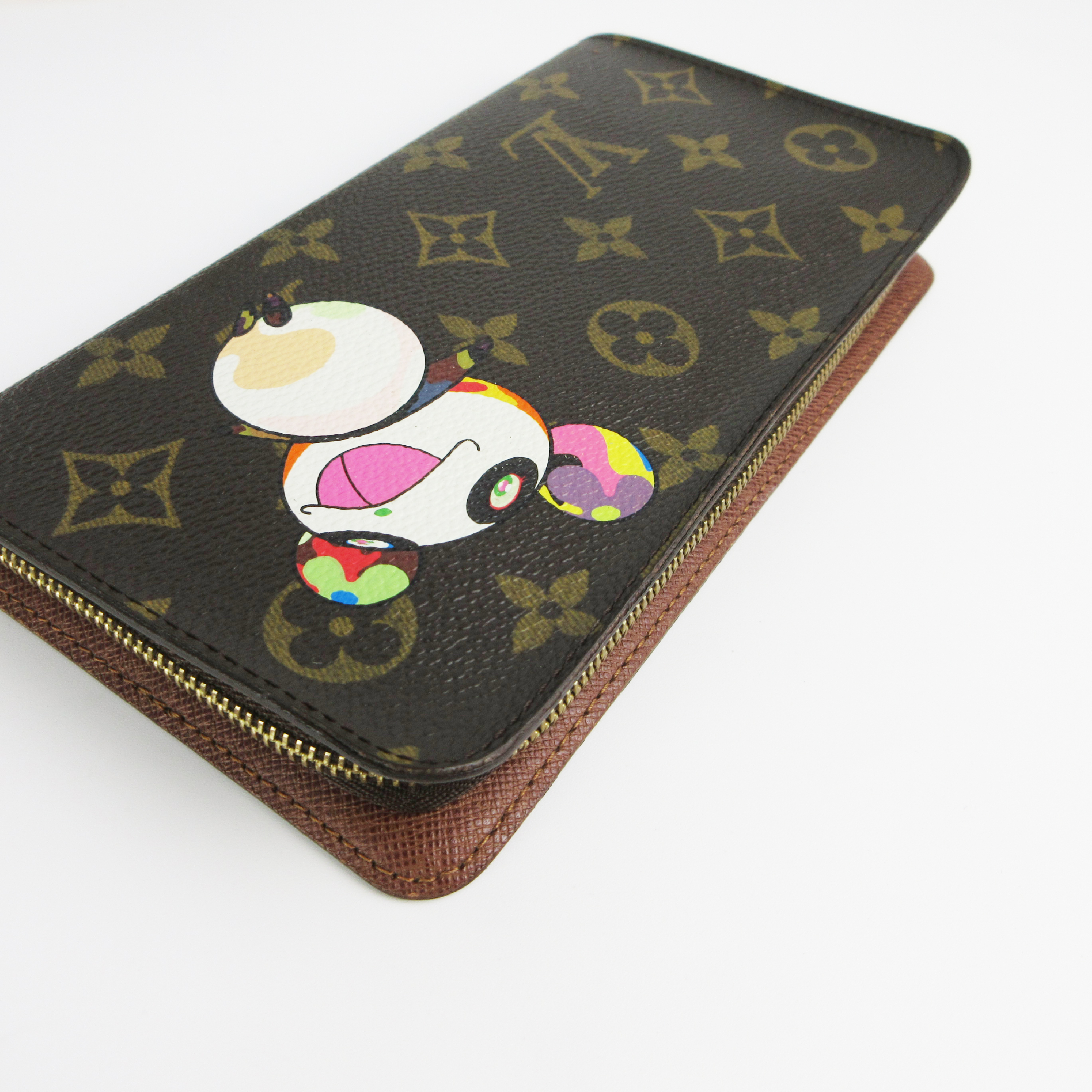 M61729 Portemonnaie Zip Round Zipper Monogram Panda Takashi Murakami Long Wallet CA0074 — view 11