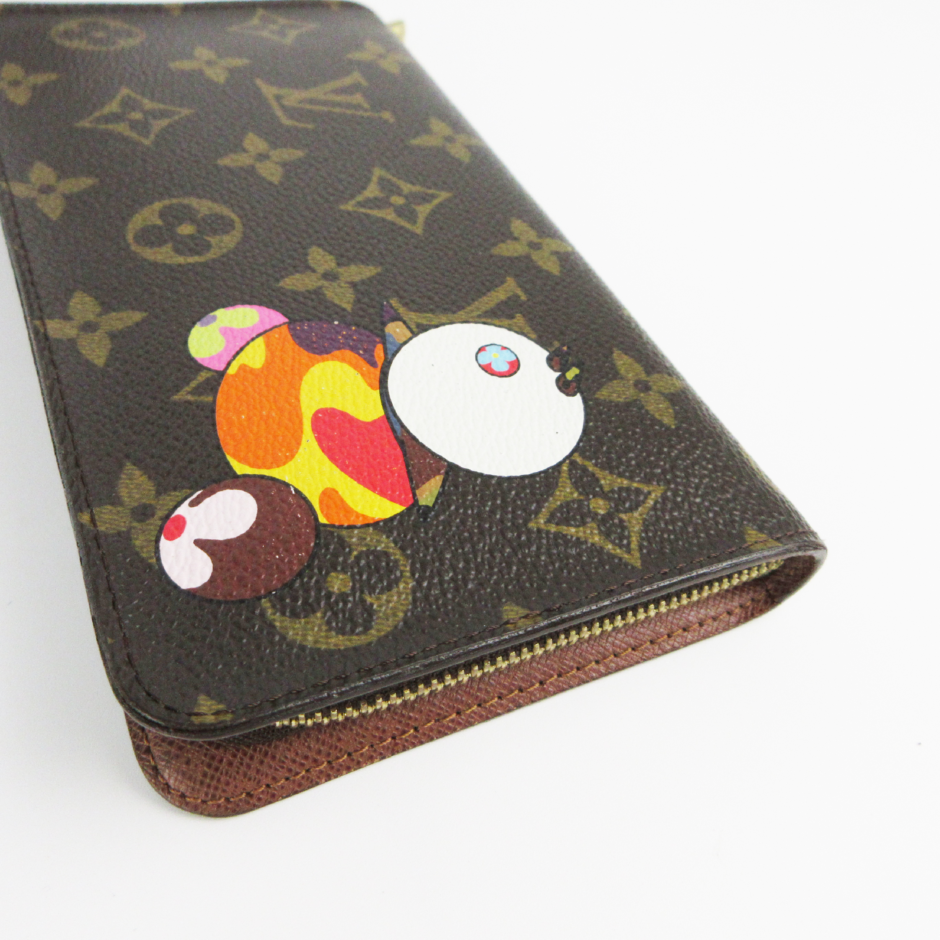 M61729 Portemonnaie Zip Round Zipper Monogram Panda Takashi Murakami Long Wallet CA0074 — view 12