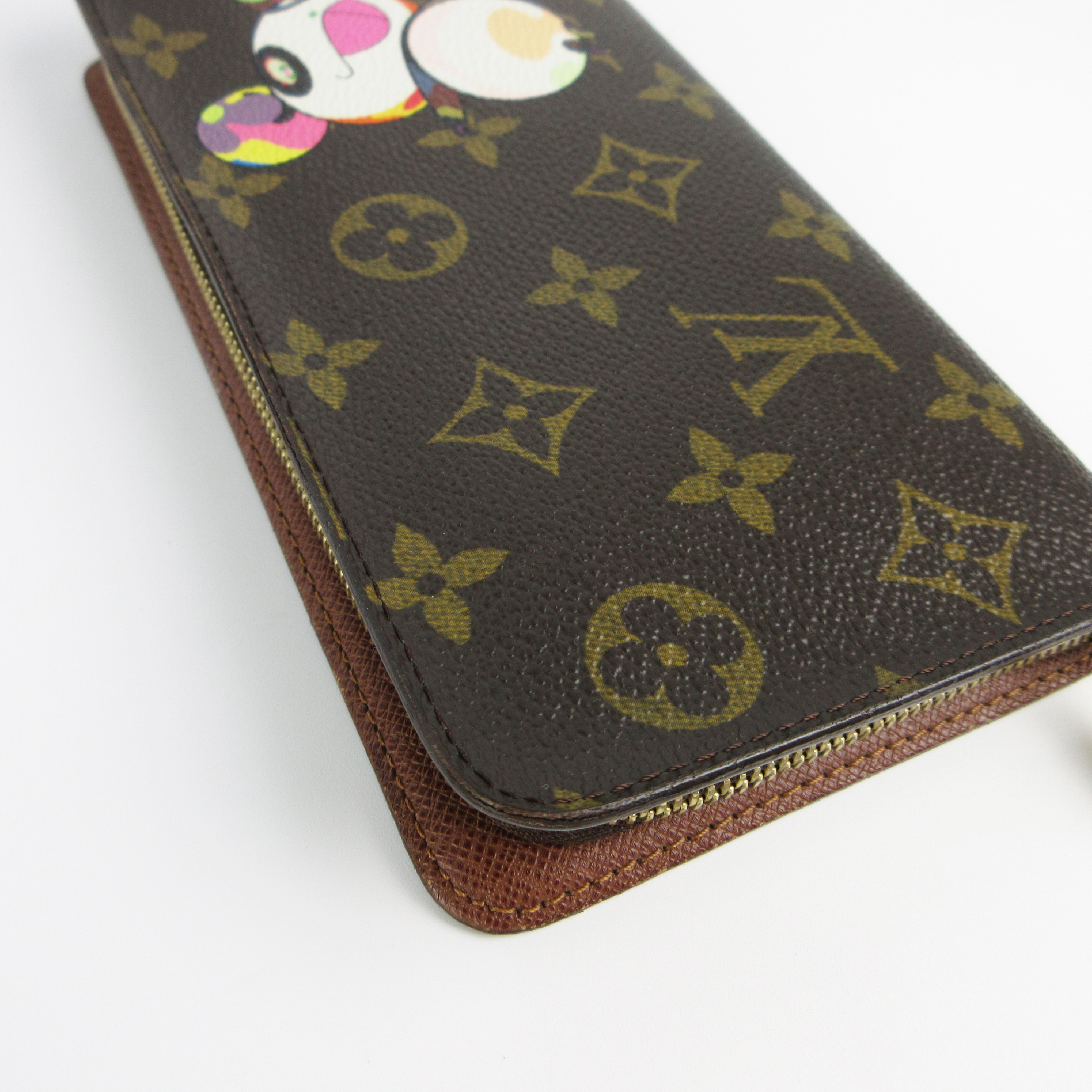 M61729 Portemonnaie Zip Round Zipper Monogram Panda Takashi Murakami Long Wallet CA0074 — view 10