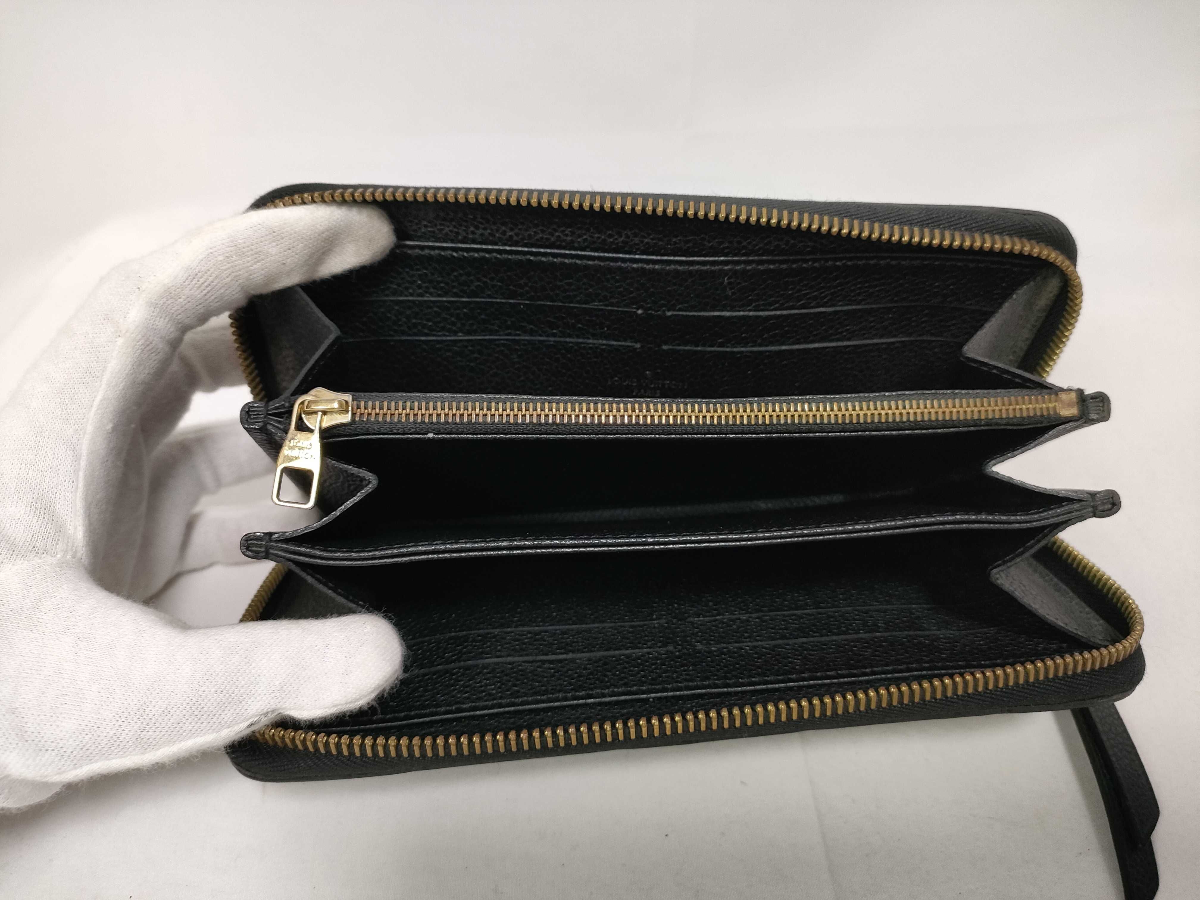 Monogram Empreinte Louis Vuitton Zippy Wallet Monogram Empreinte Noir M61864 SP2175 Wallet — view 9