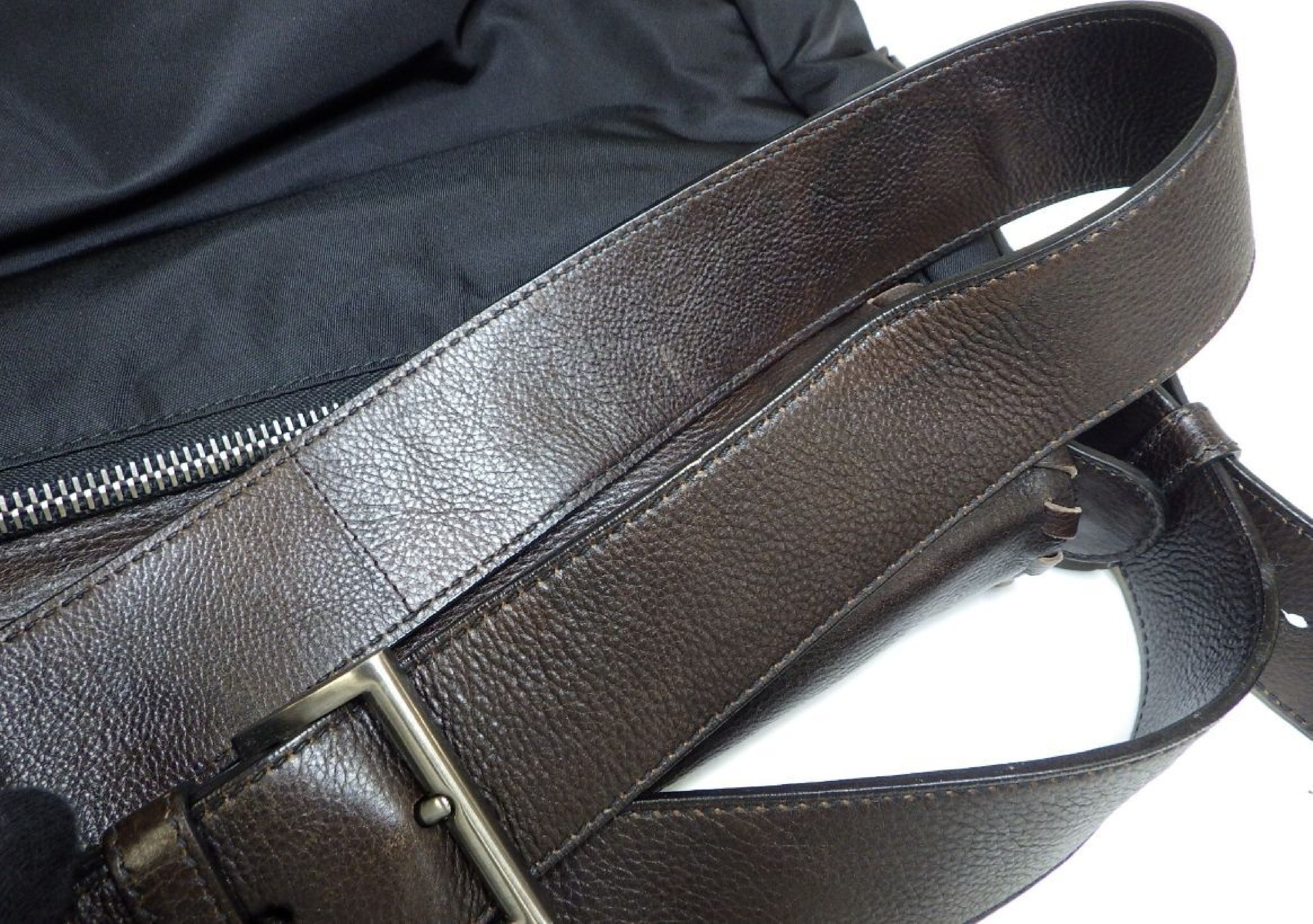 Leather Black Shoulder Bag — view 7