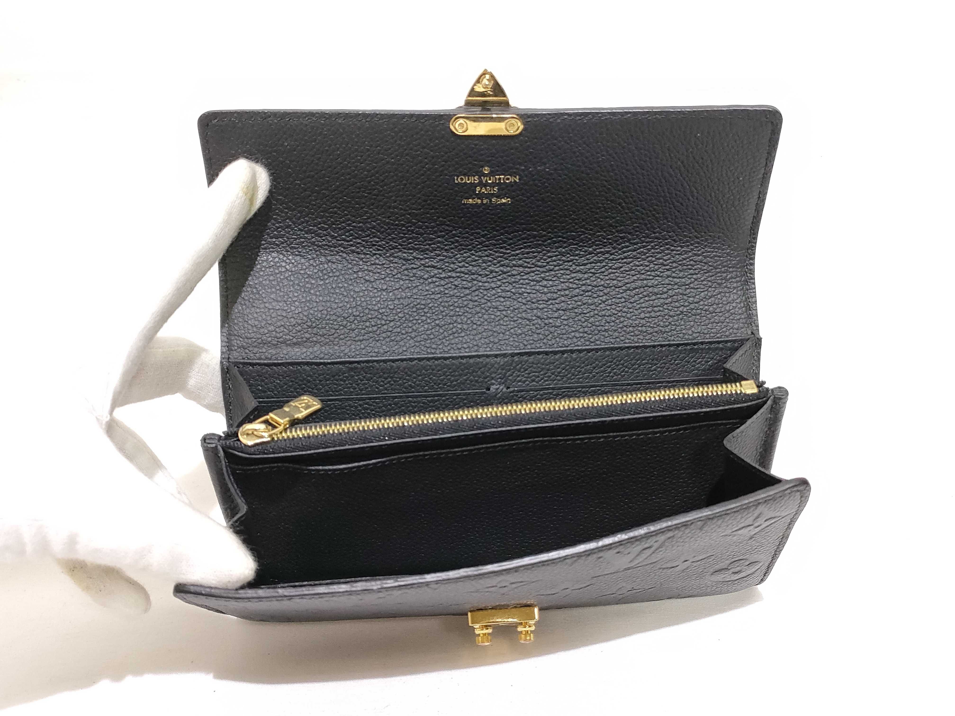Monogram Empreinte Louis Vuitton Monogram Empreinte Portefeuille Salametis M82638 RFID Accessories: Box, dust bag, wallet — view 9