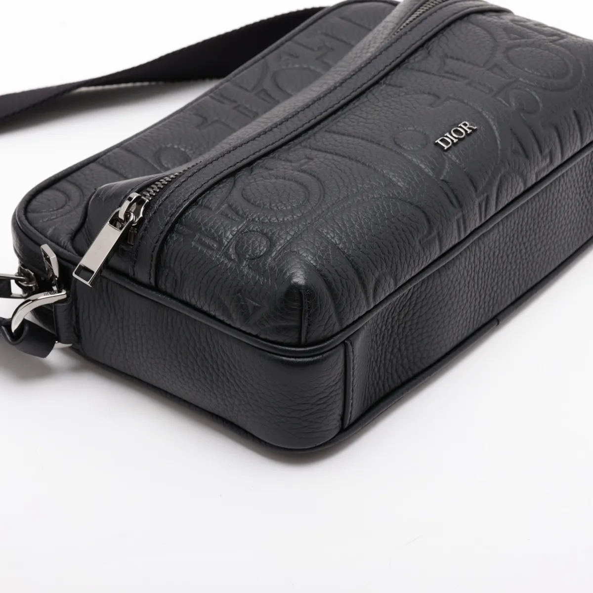 Gravity Leather Shoulder Bag, Black, Lucky Star — view 4