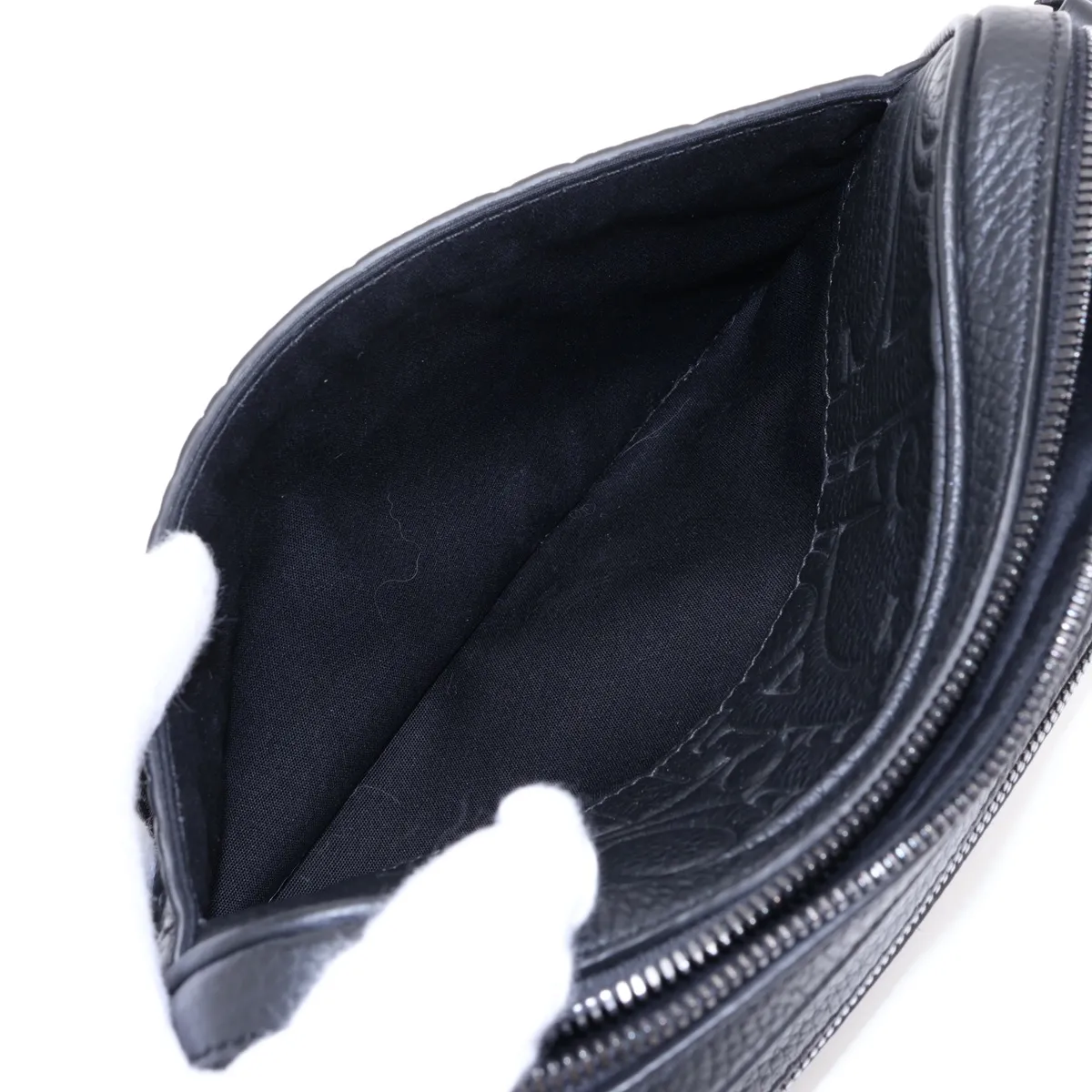 Gravity Leather Shoulder Bag, Black, Lucky Star — view 8