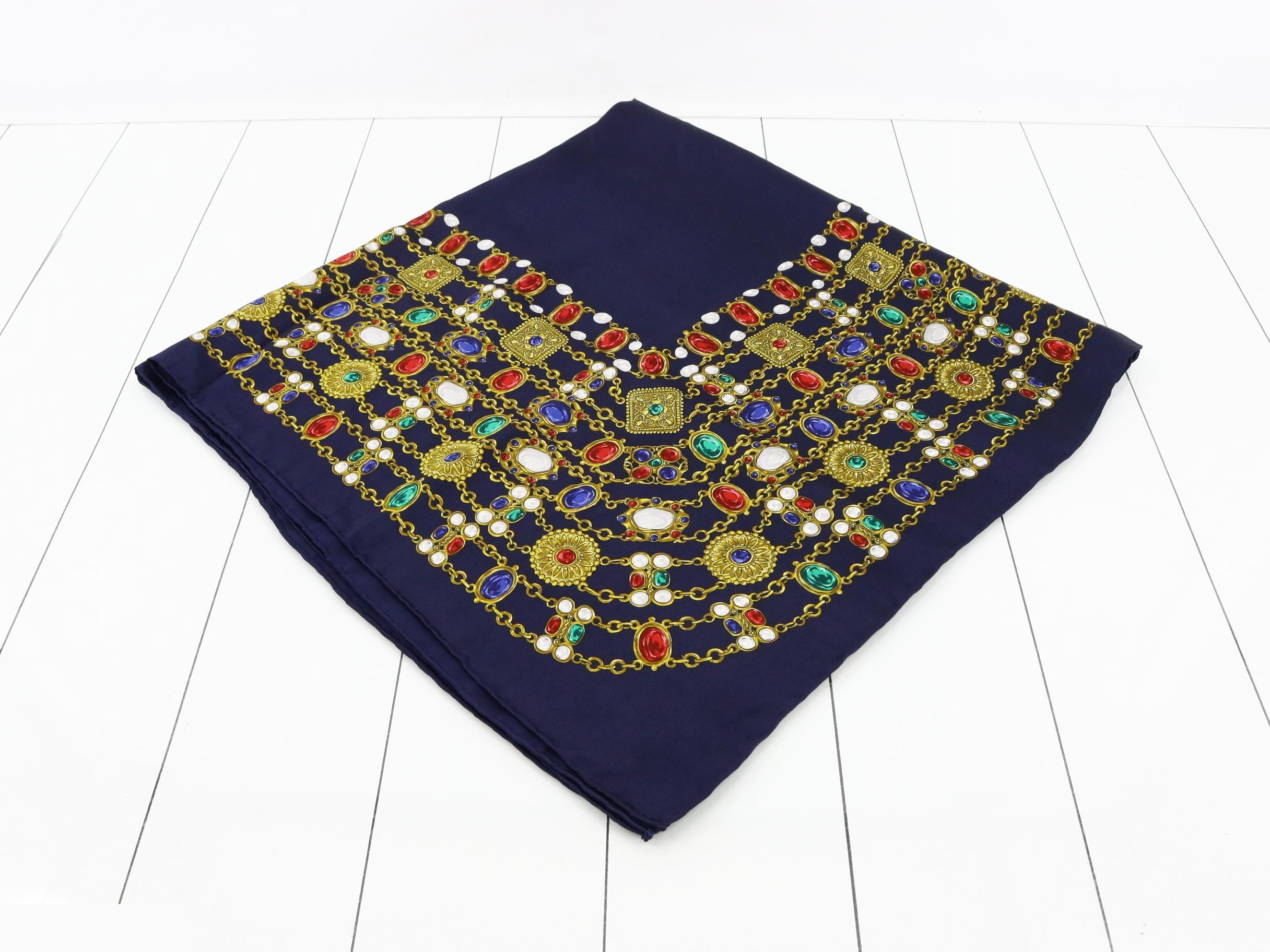 Jewelry pattern vintage classic (accessories) scarf with tag — view 2