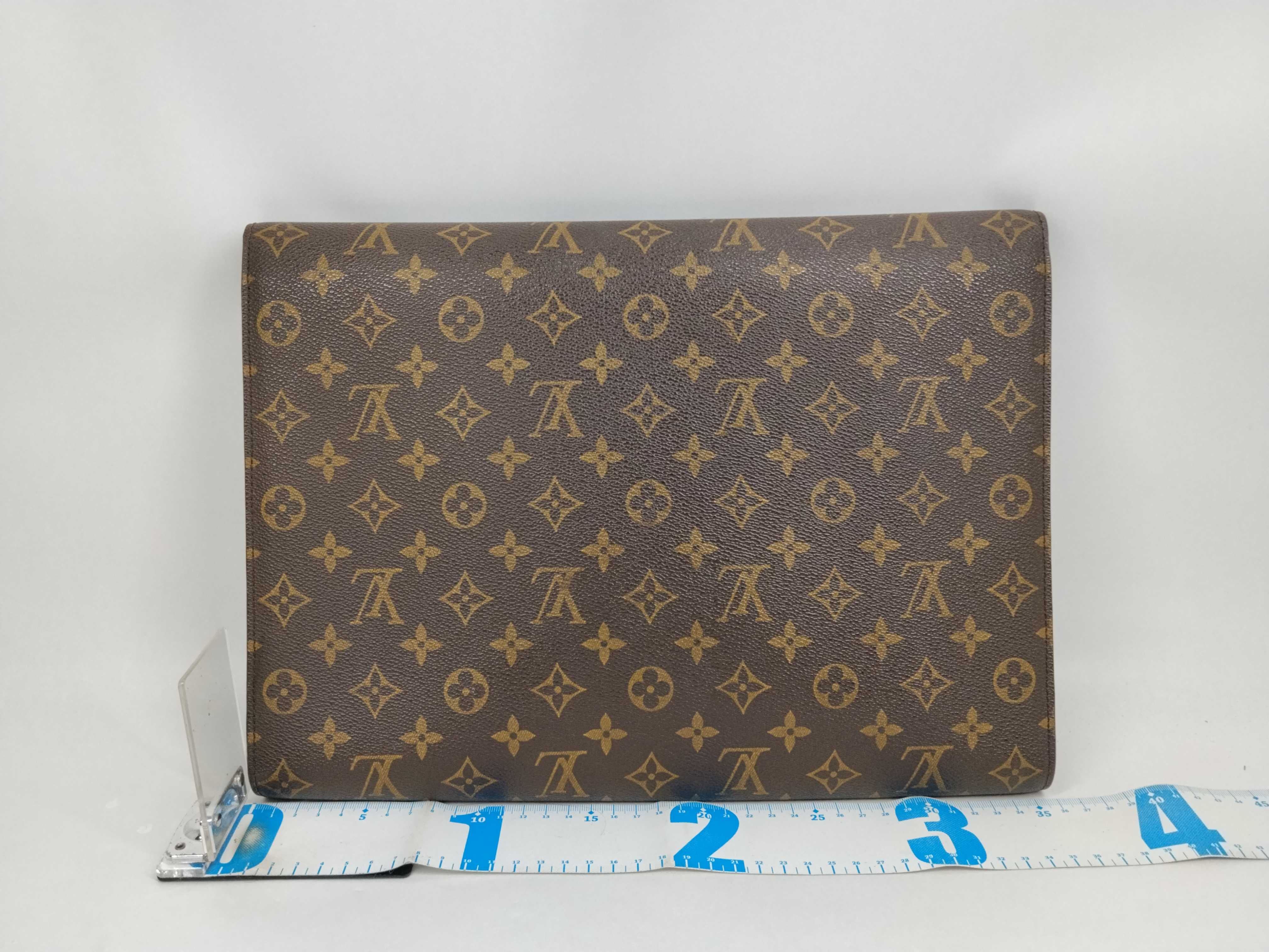 Monogram Porte Envelope Clutch Bag — view 2