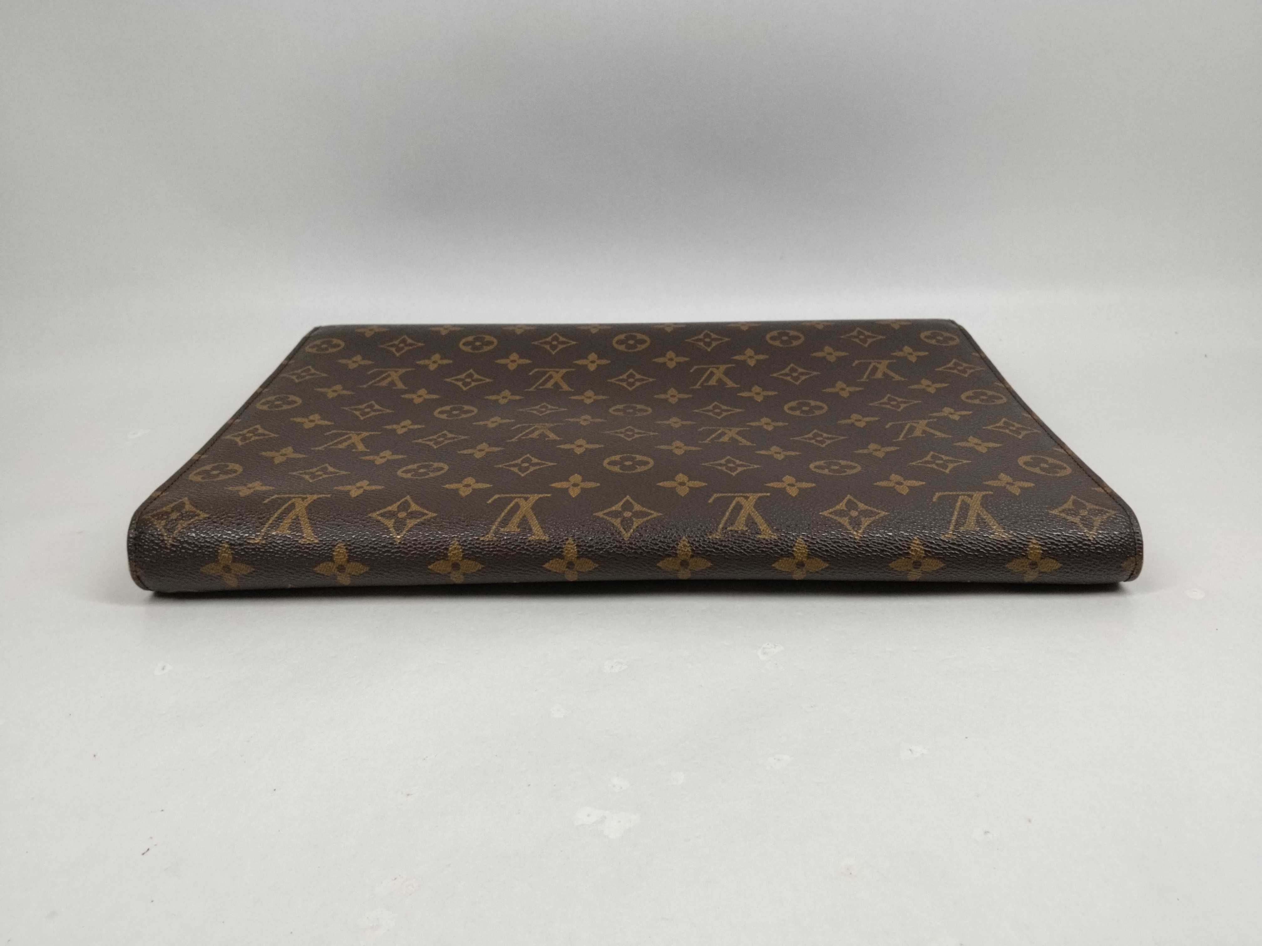 Monogram Porte Envelope Clutch Bag — view 3
