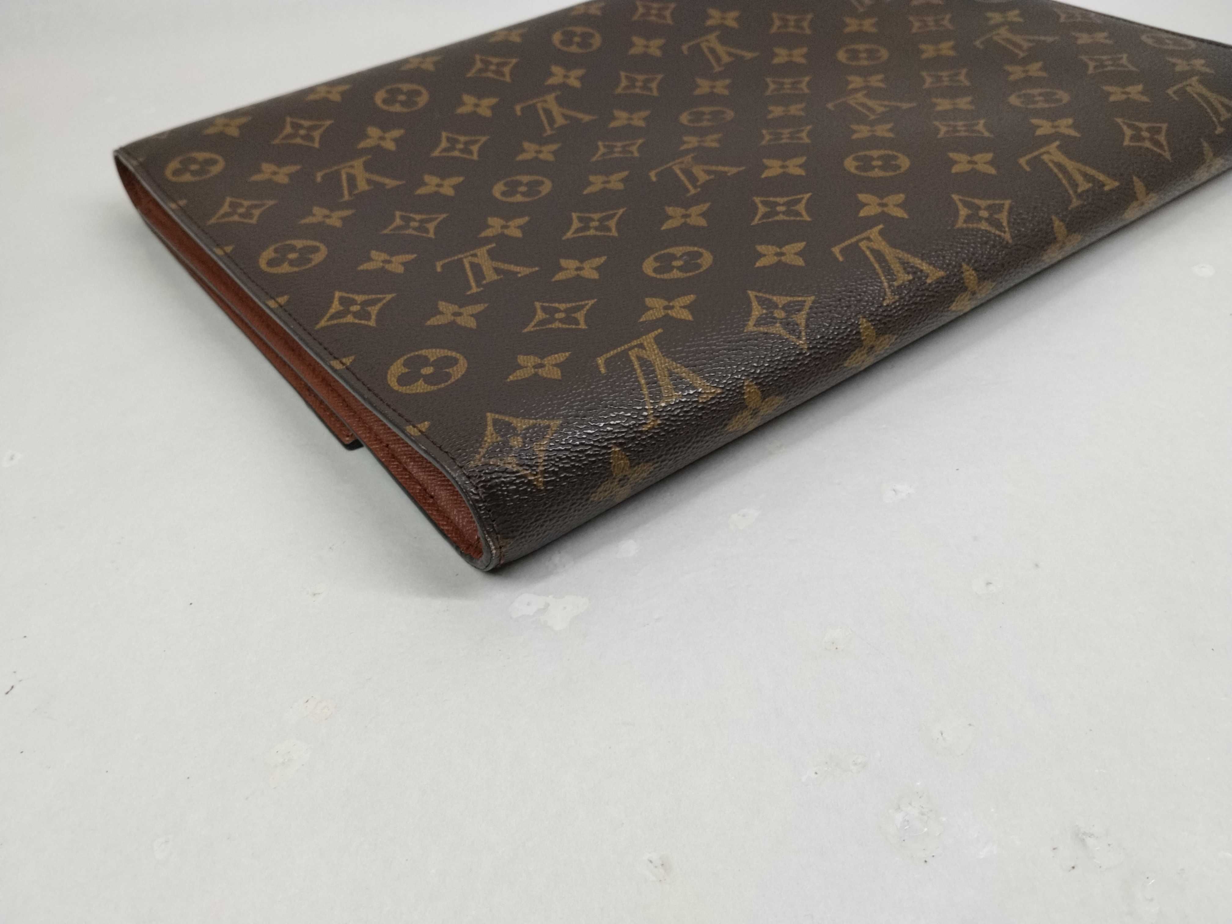 Monogram Porte Envelope Clutch Bag — view 4