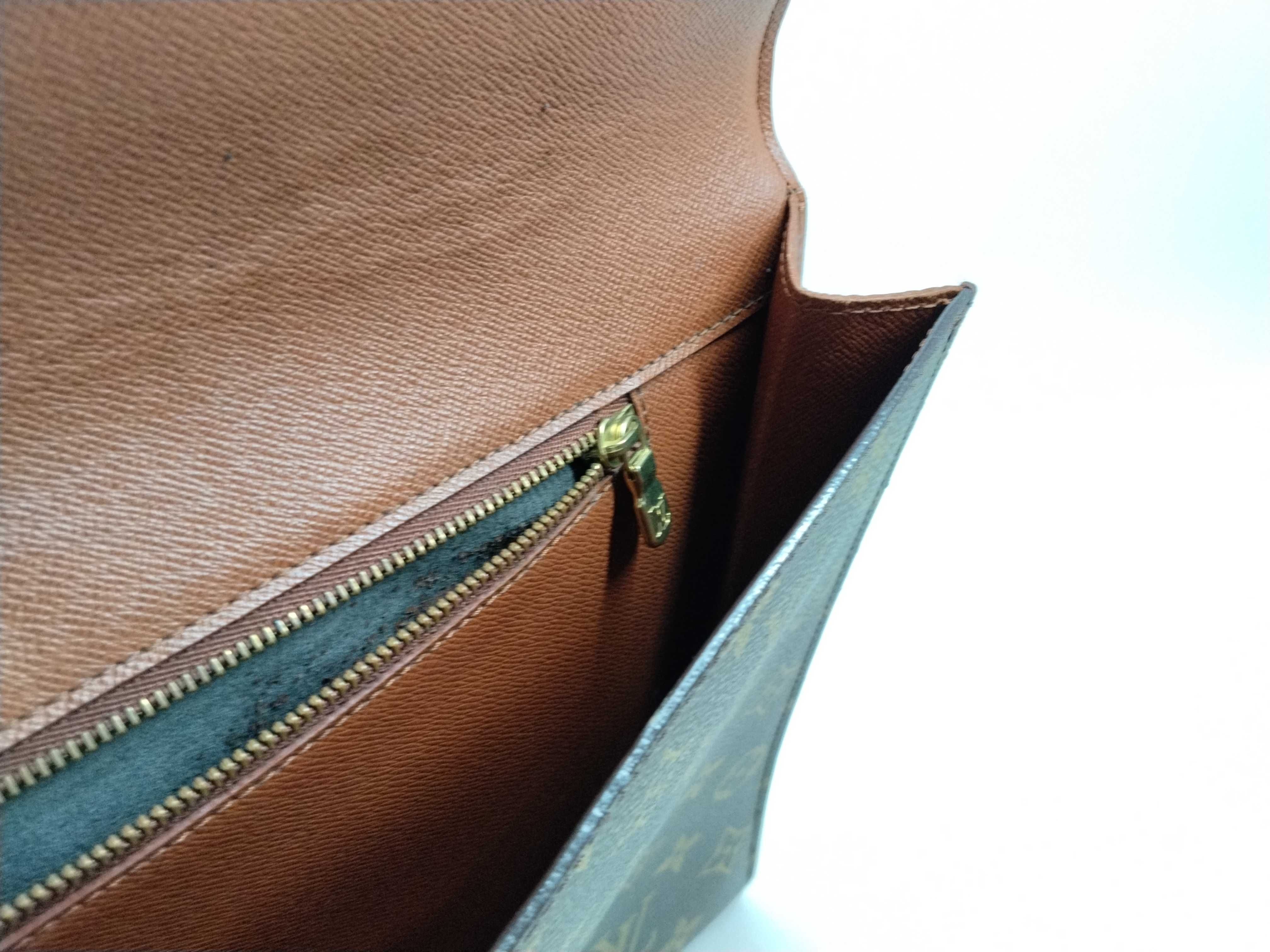 Monogram Porte Envelope Clutch Bag — view 9