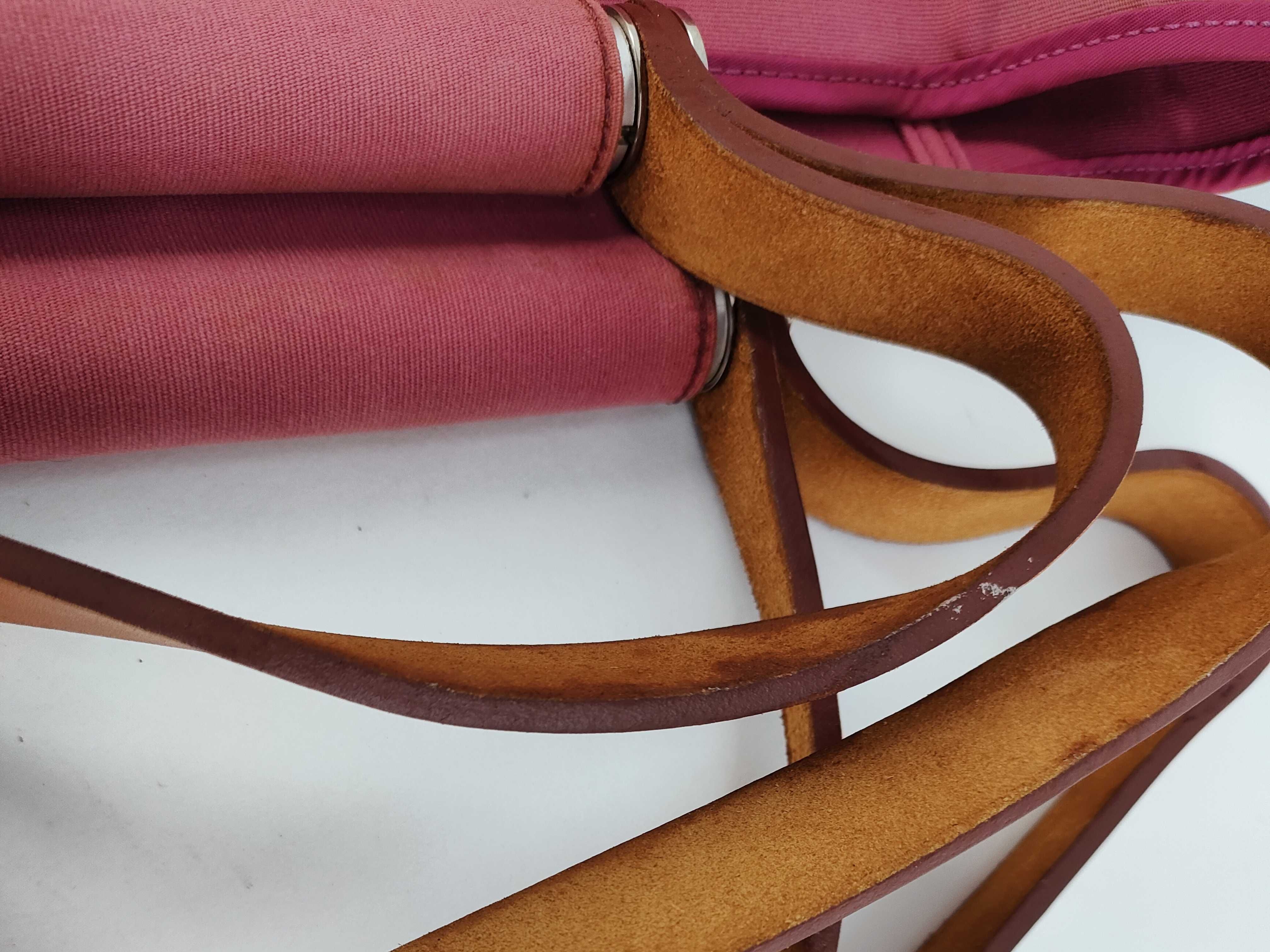 Elan PM 2-Way Bag, Pink x Brown Handbag — view 4