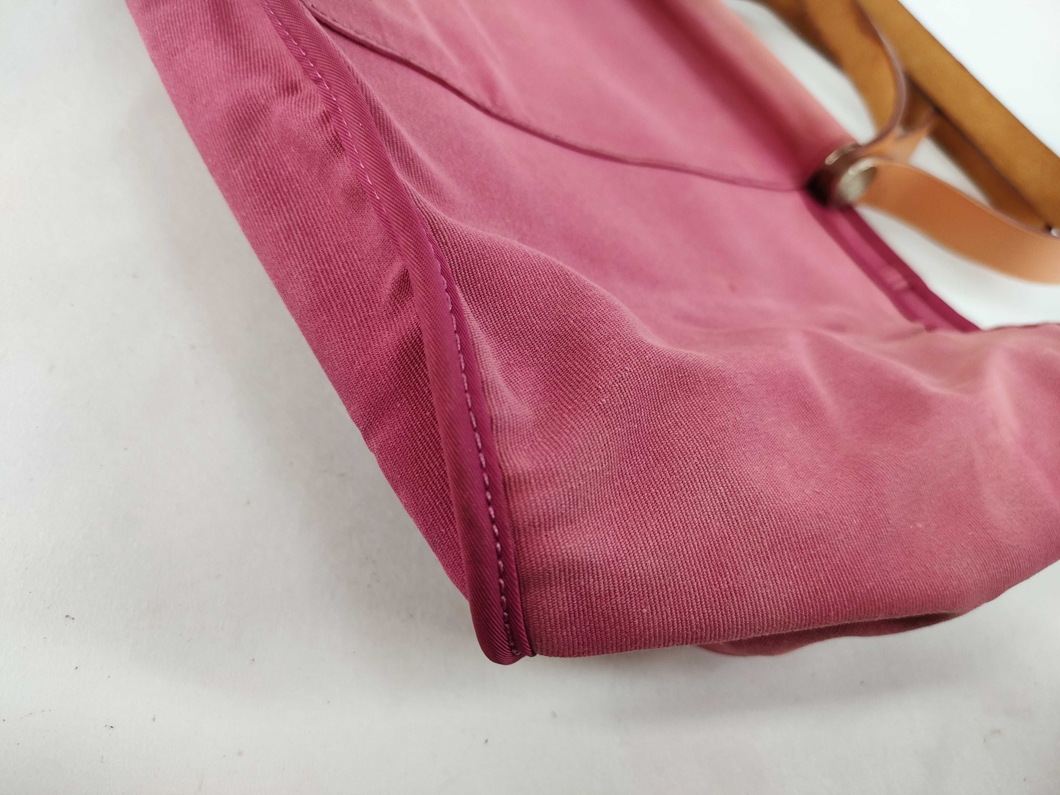 Elan PM 2-Way Bag, Pink x Brown Handbag — view 7