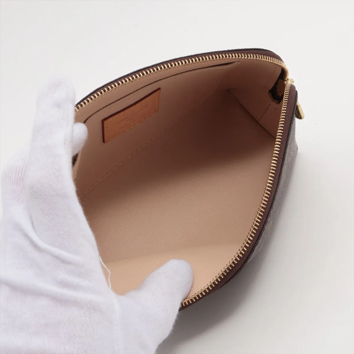Monogram Pochette Cosmetic M47515 SP4139 Brown Pouch — view 3