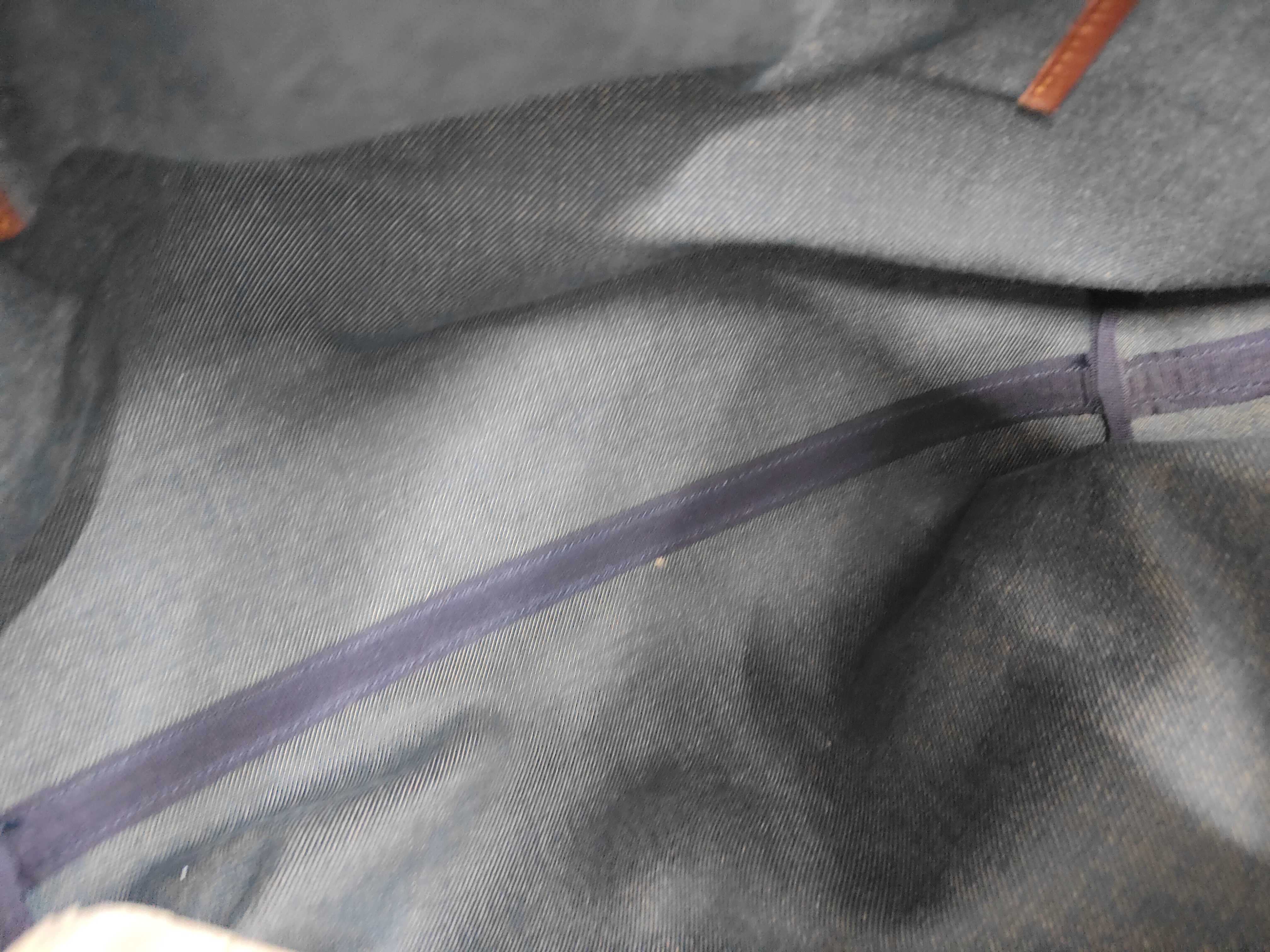 Triomphe Denim Tote Bag — view 6
