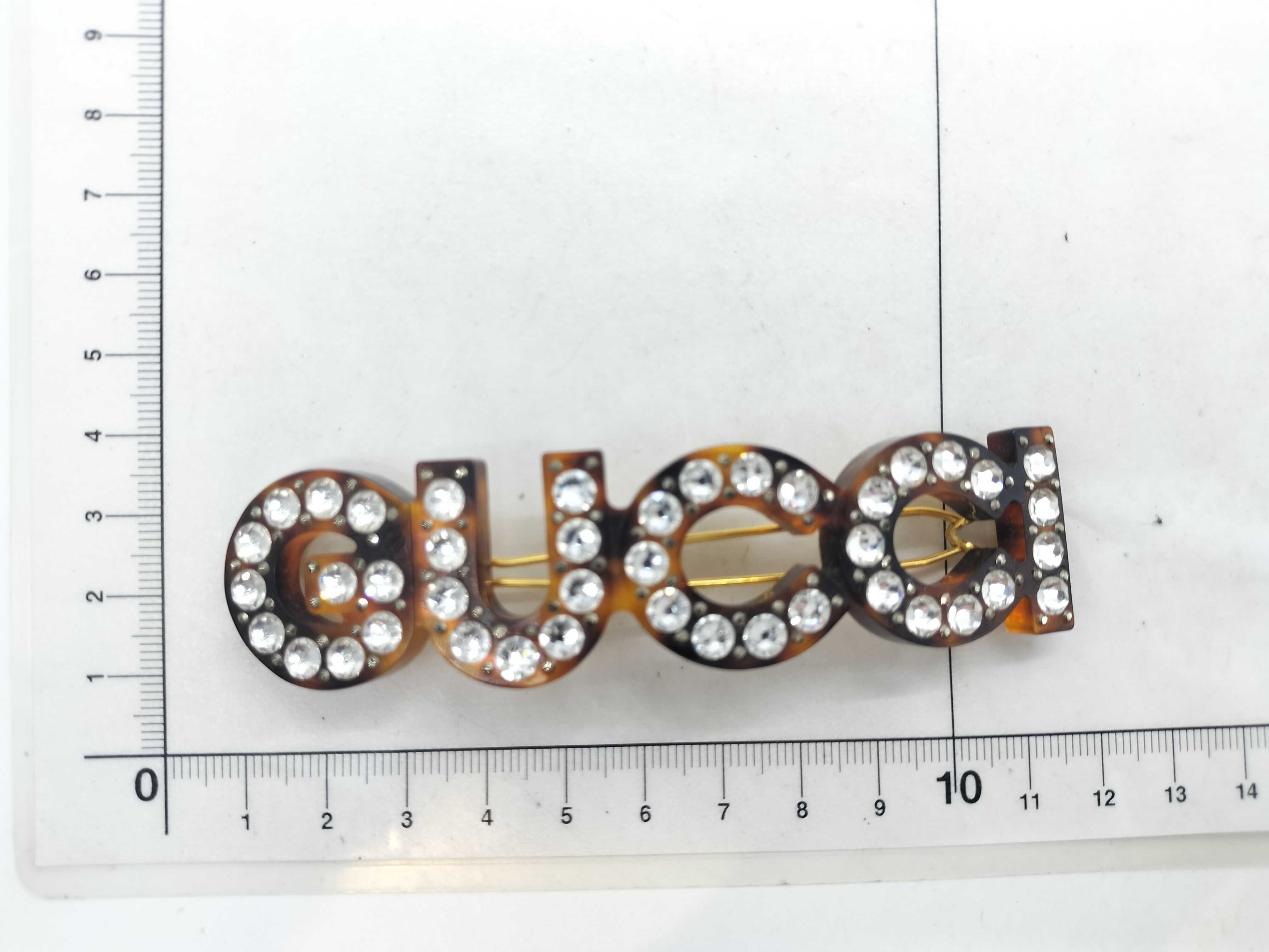 Logo Rhinestone Hair Clip Hair Accessory — view 7