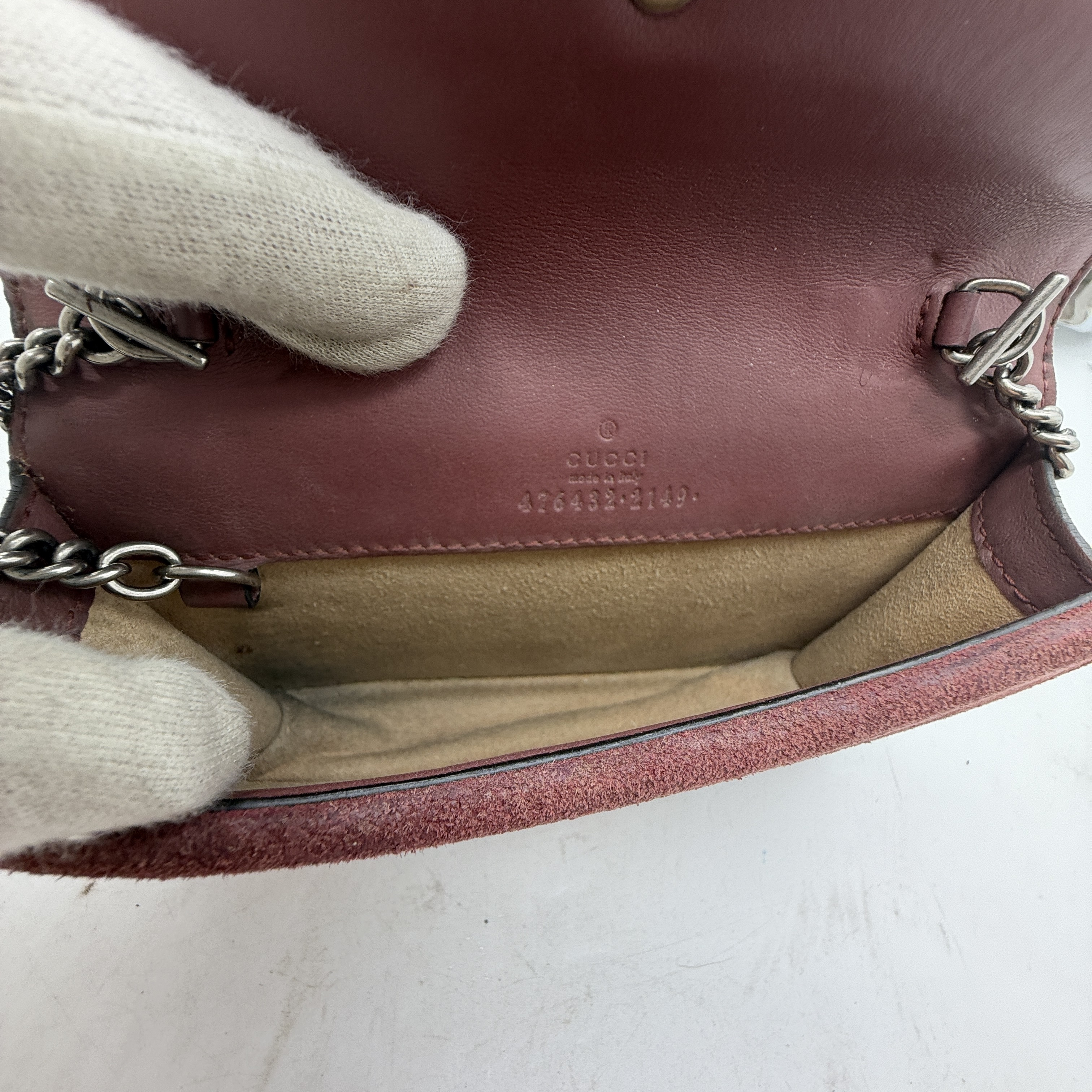 GG Supreme Blooms Dionysus Chain Shoulder Bag — view 12