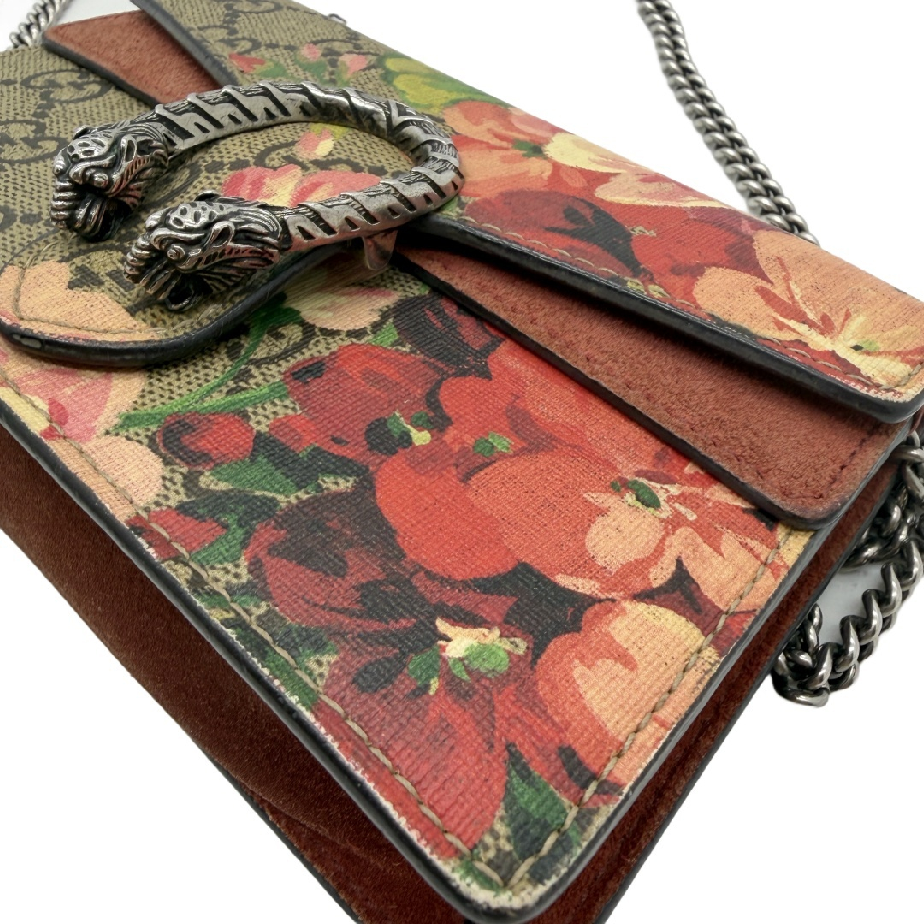 GG Supreme Blooms Dionysus Chain Shoulder Bag — view 7