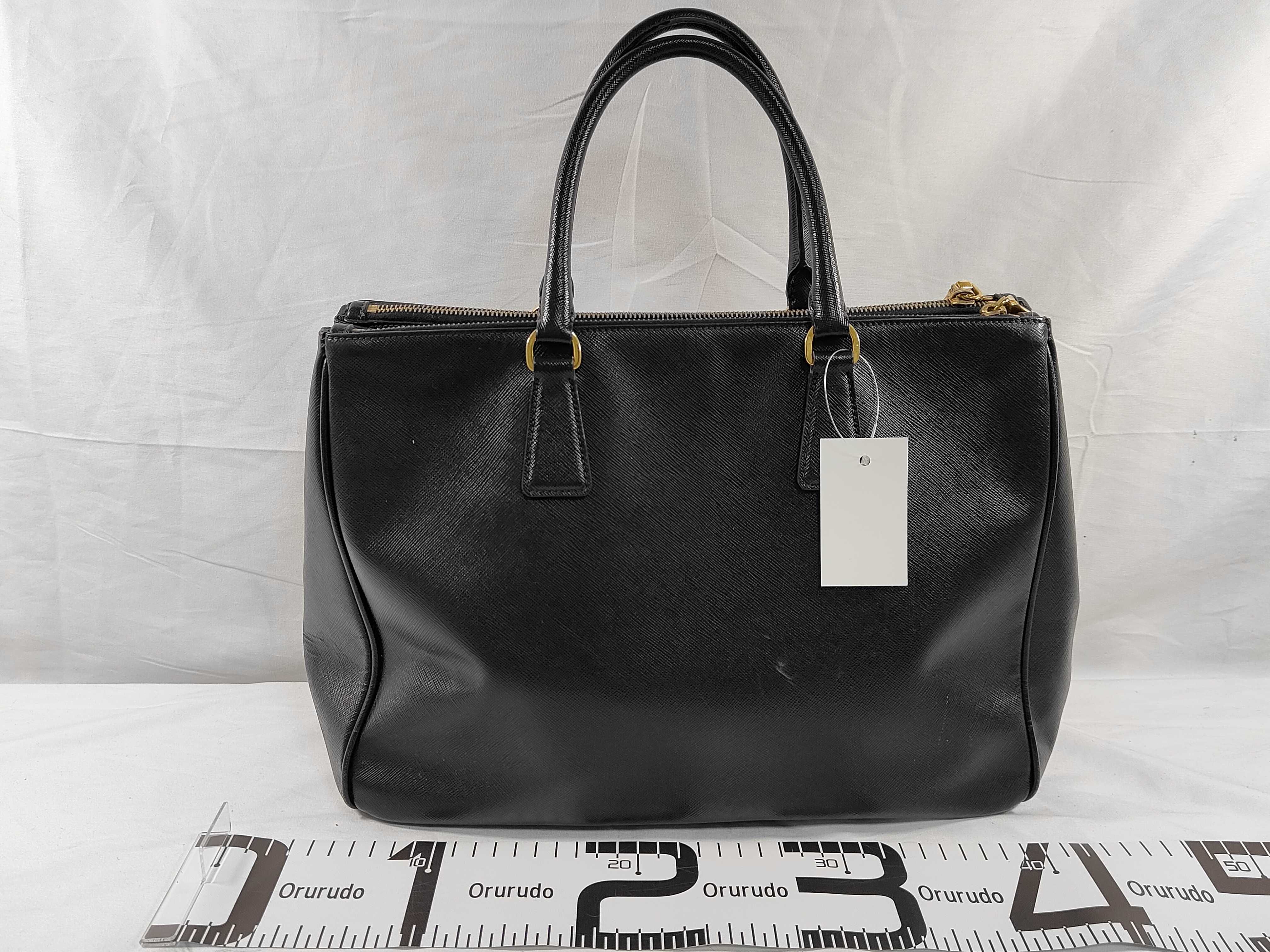 bag, black leather, handbag — view 2