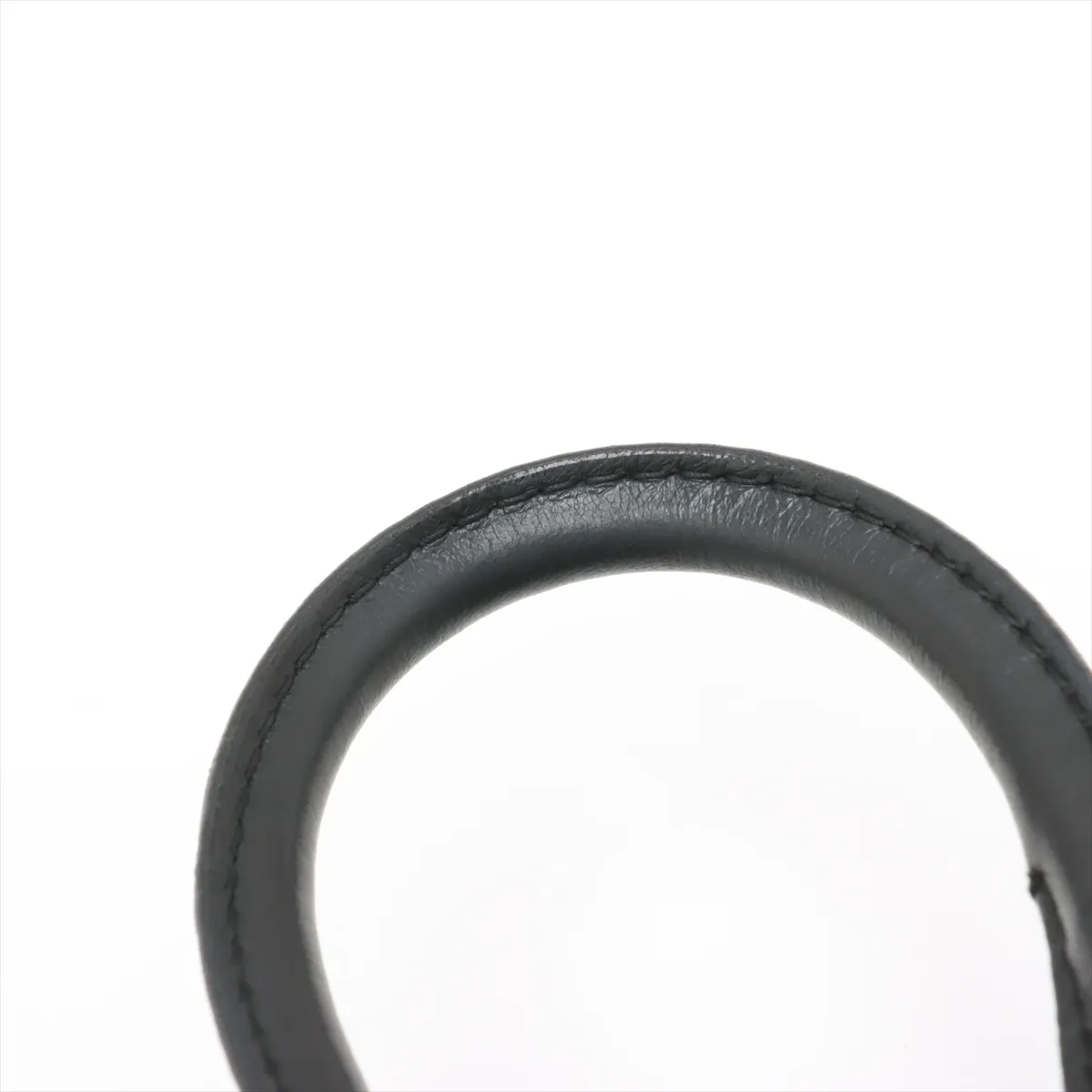 Cannage Leather Handbag Black — view 10