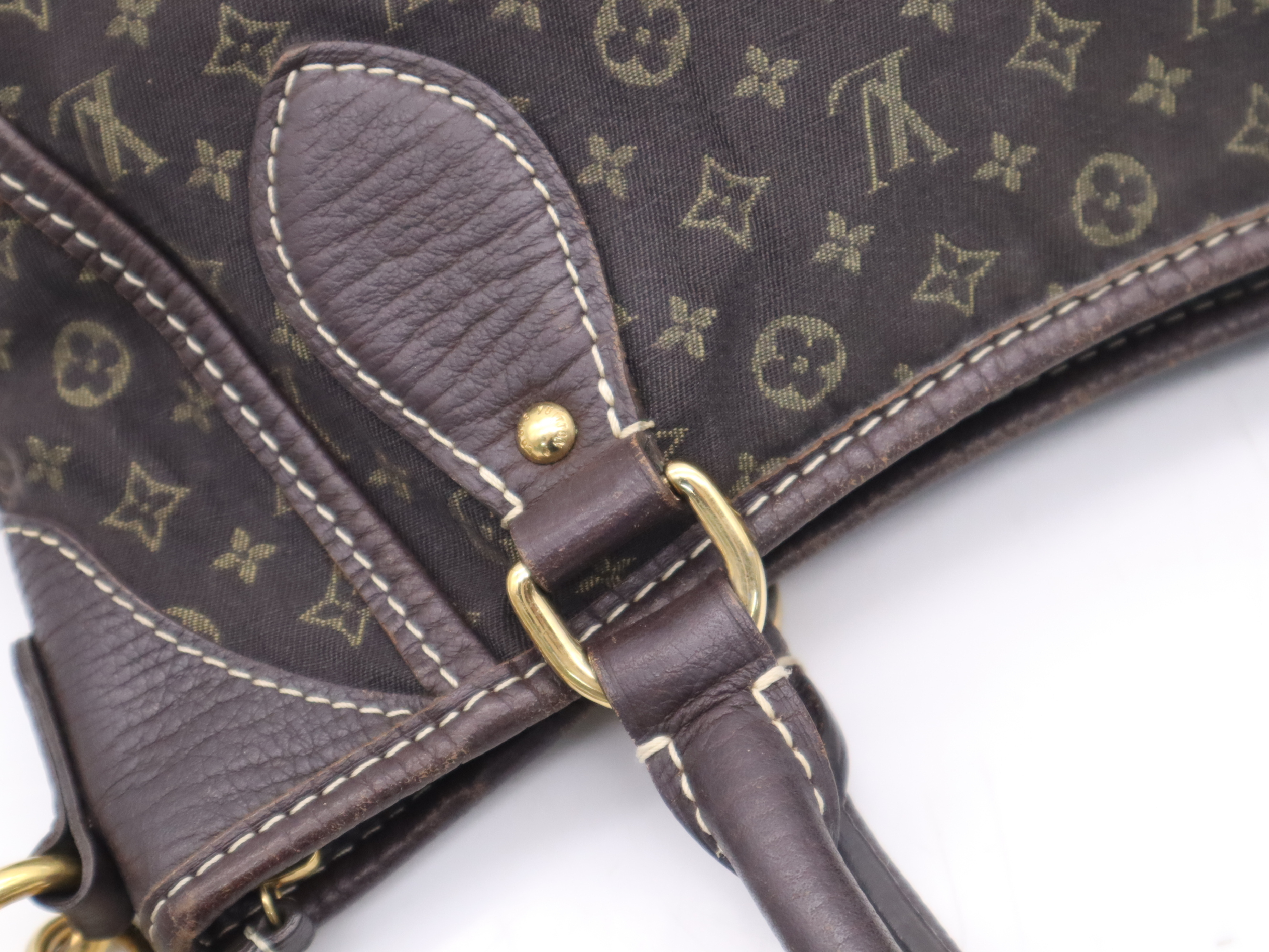 M95617 Mini Lin Buzas Angèle Ebene Shoulder Bag with Strap — view 7