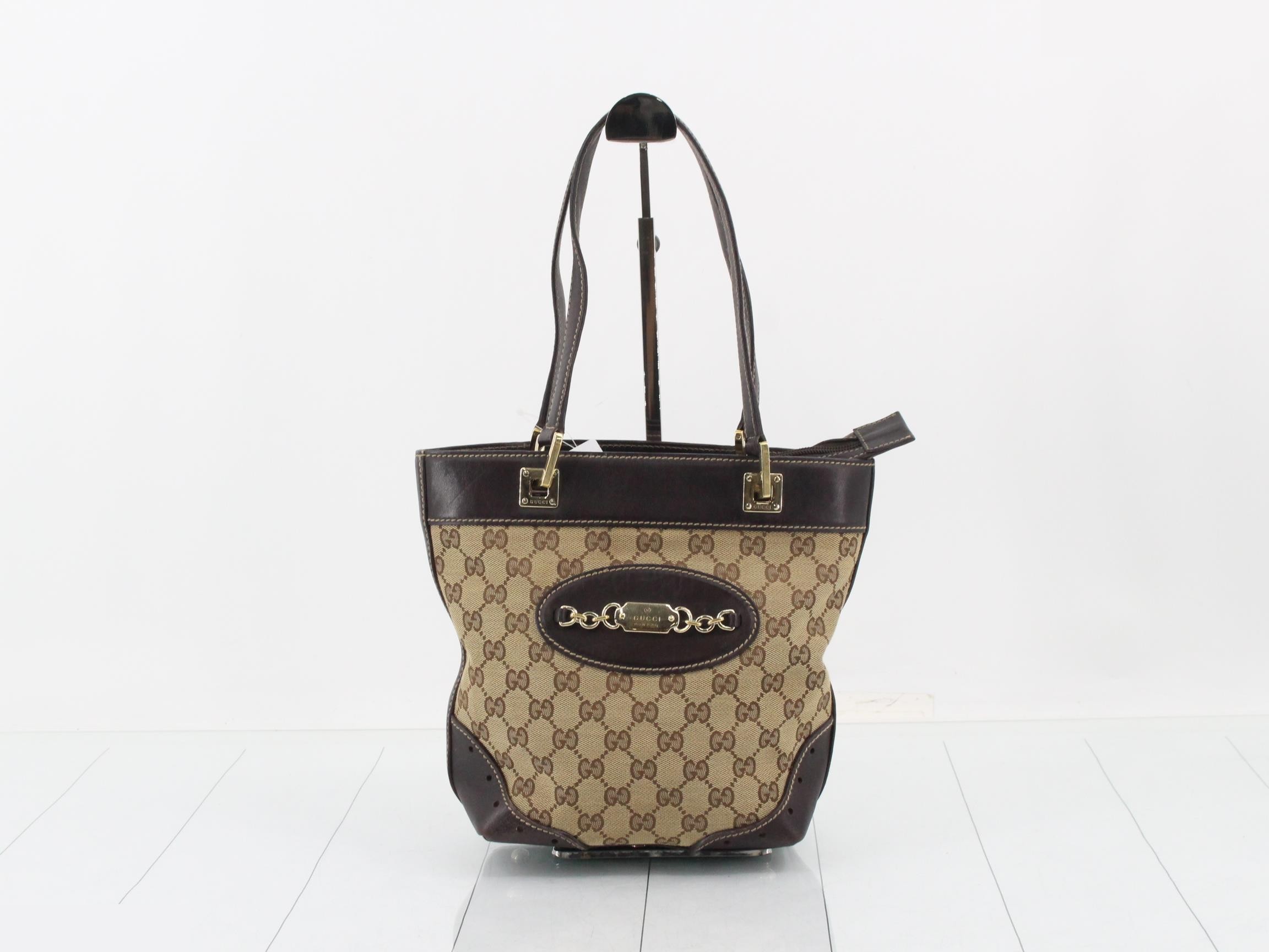 GG Canvas Horsebit Tote Bag