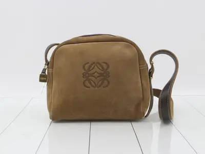 Anagram Suede Bag