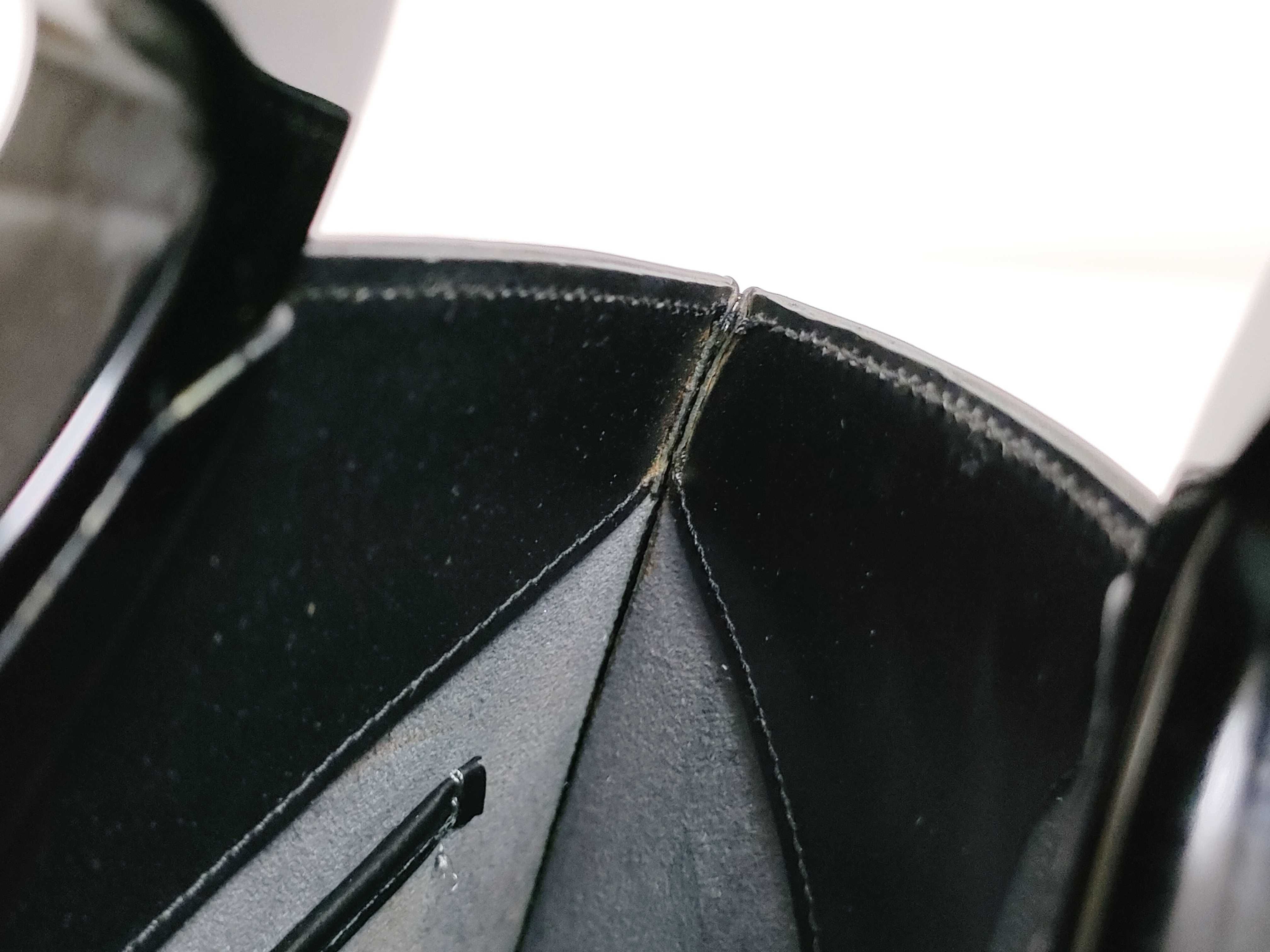 Epi Leather Demi-Lune Handbag, Black — view 14