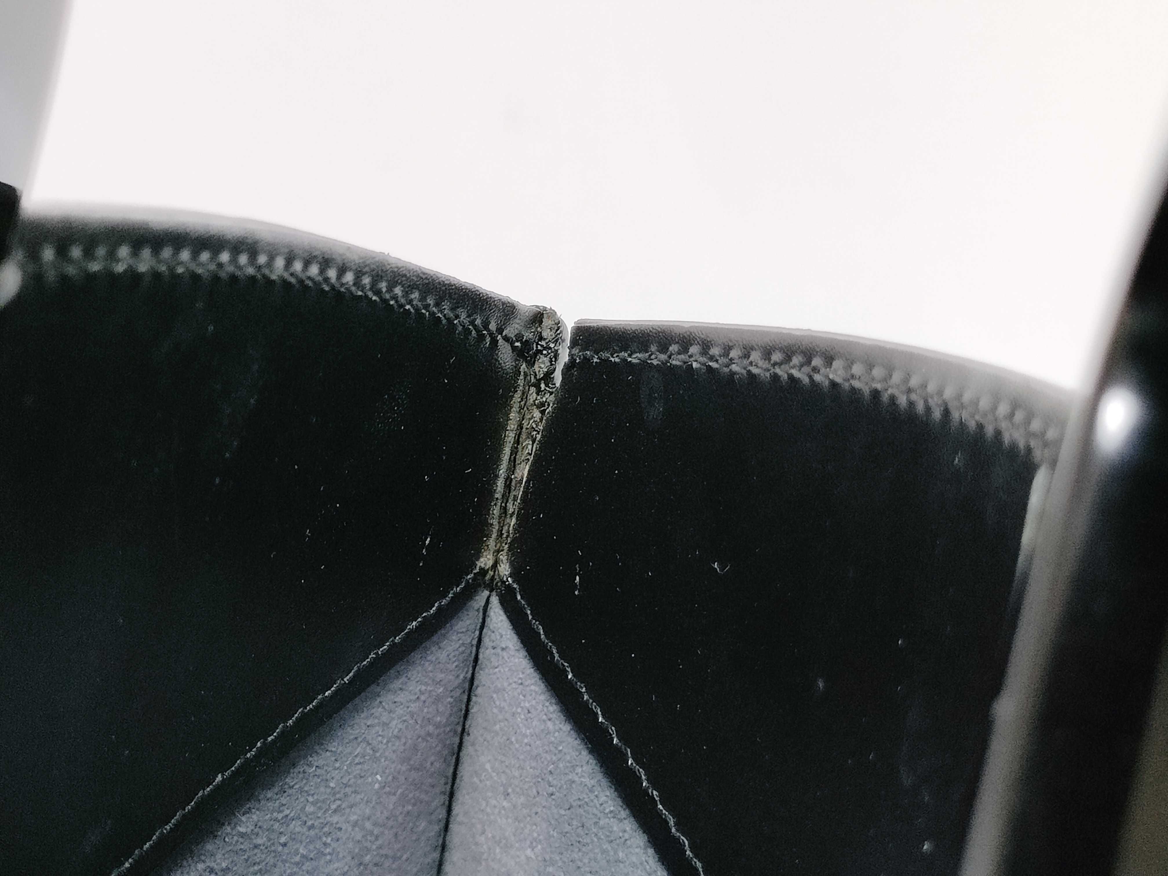 Epi Leather Demi-Lune Handbag, Black — view 8