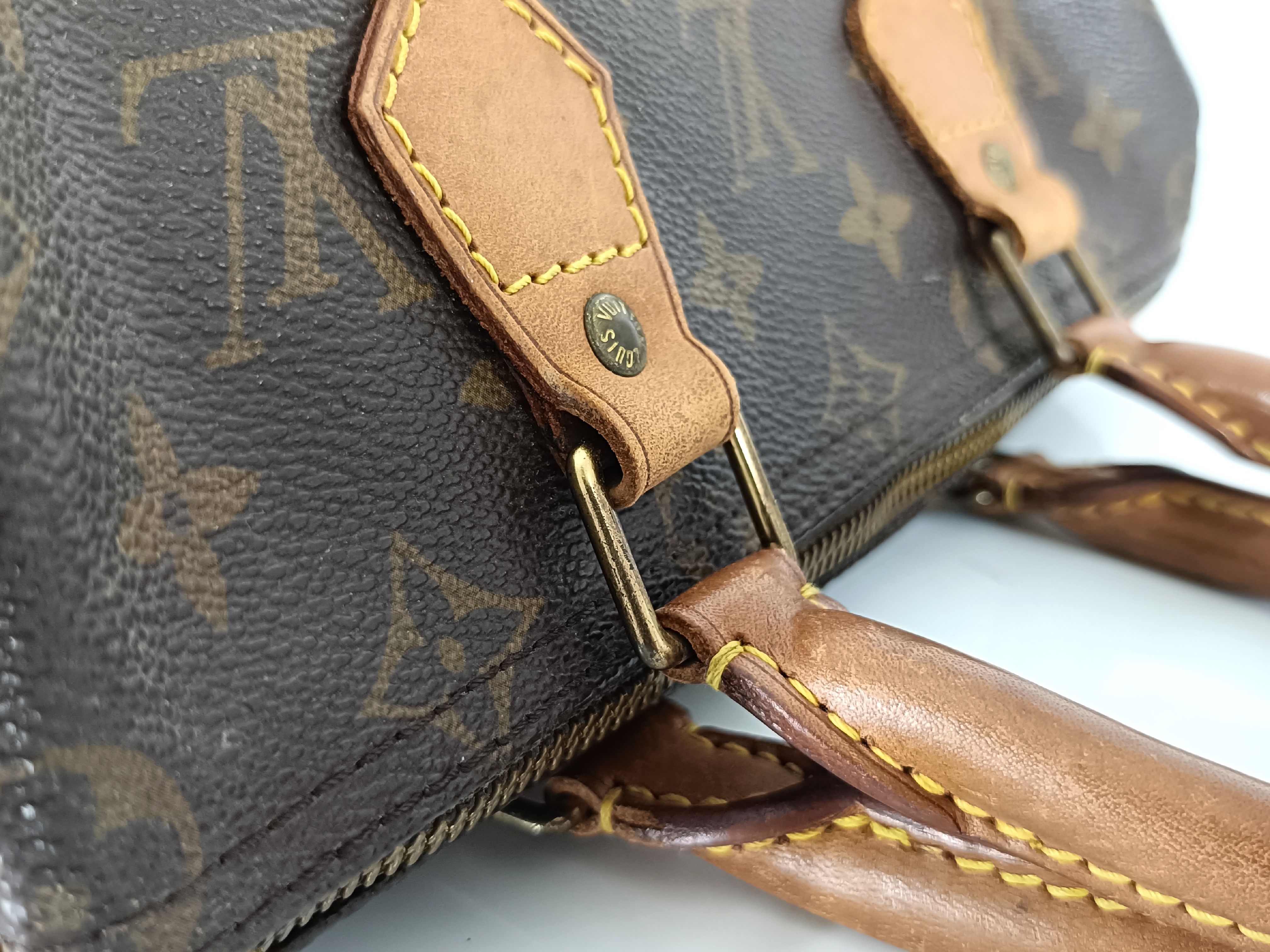 Monogram Speedy 25 M41528 SP0974 Brown Handbag — view 5