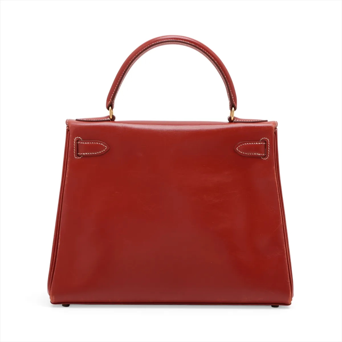 [Individually packaged] Hermes Kelly 28 Letournée Box Calf Brown Gold Hardware V: 1992 — view 2