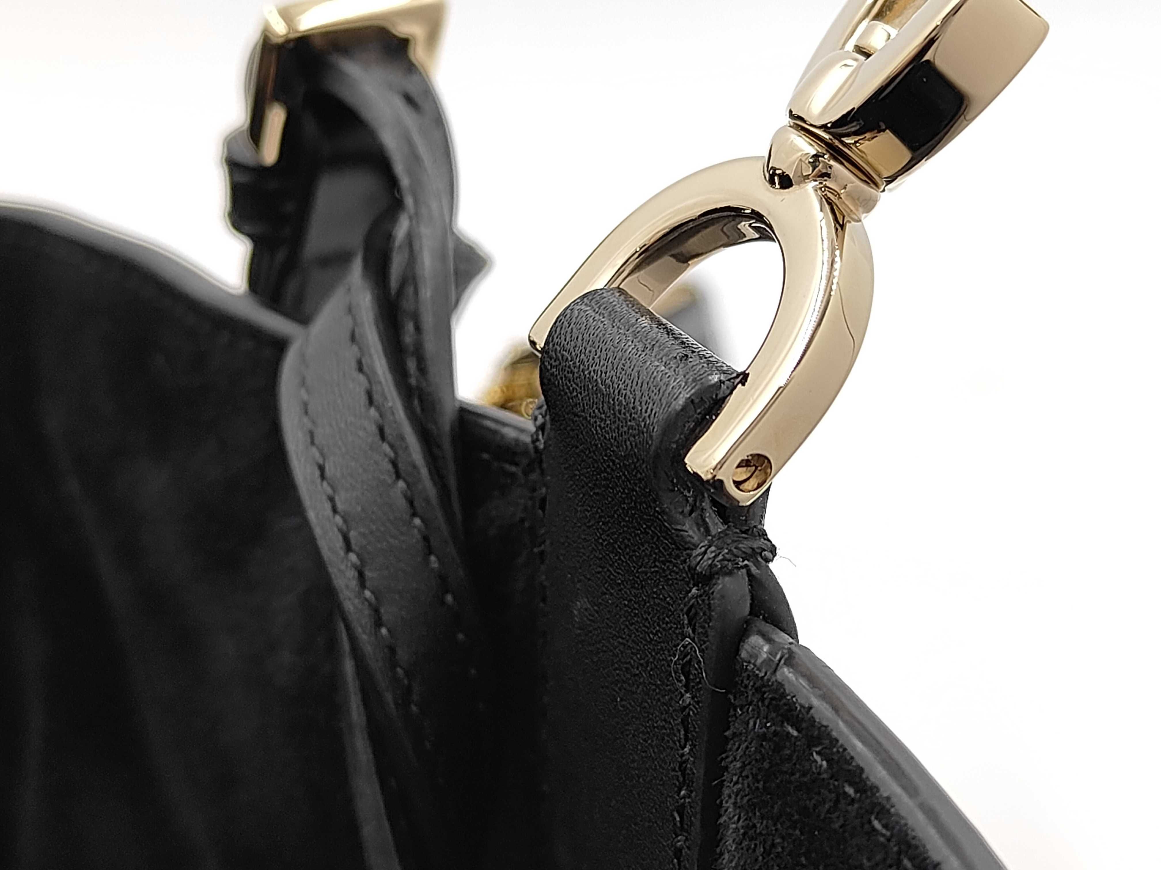 Toujours Micro Cannage Medium Leather Handbag (Black) - Includes Box and Dust Bag — view 13
