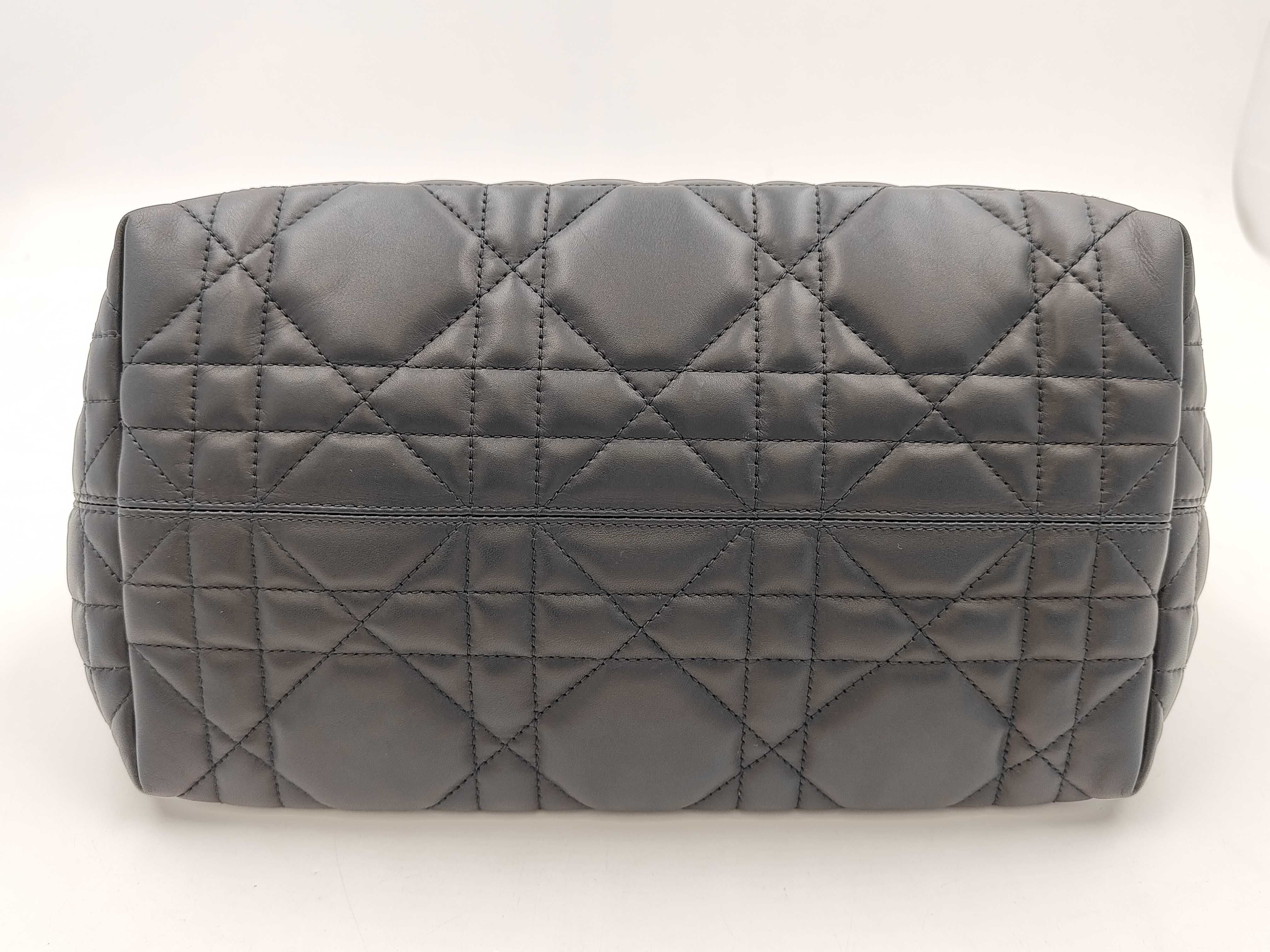 Toujours Micro Cannage Medium Leather Handbag (Black) - Includes Box and Dust Bag — view 5