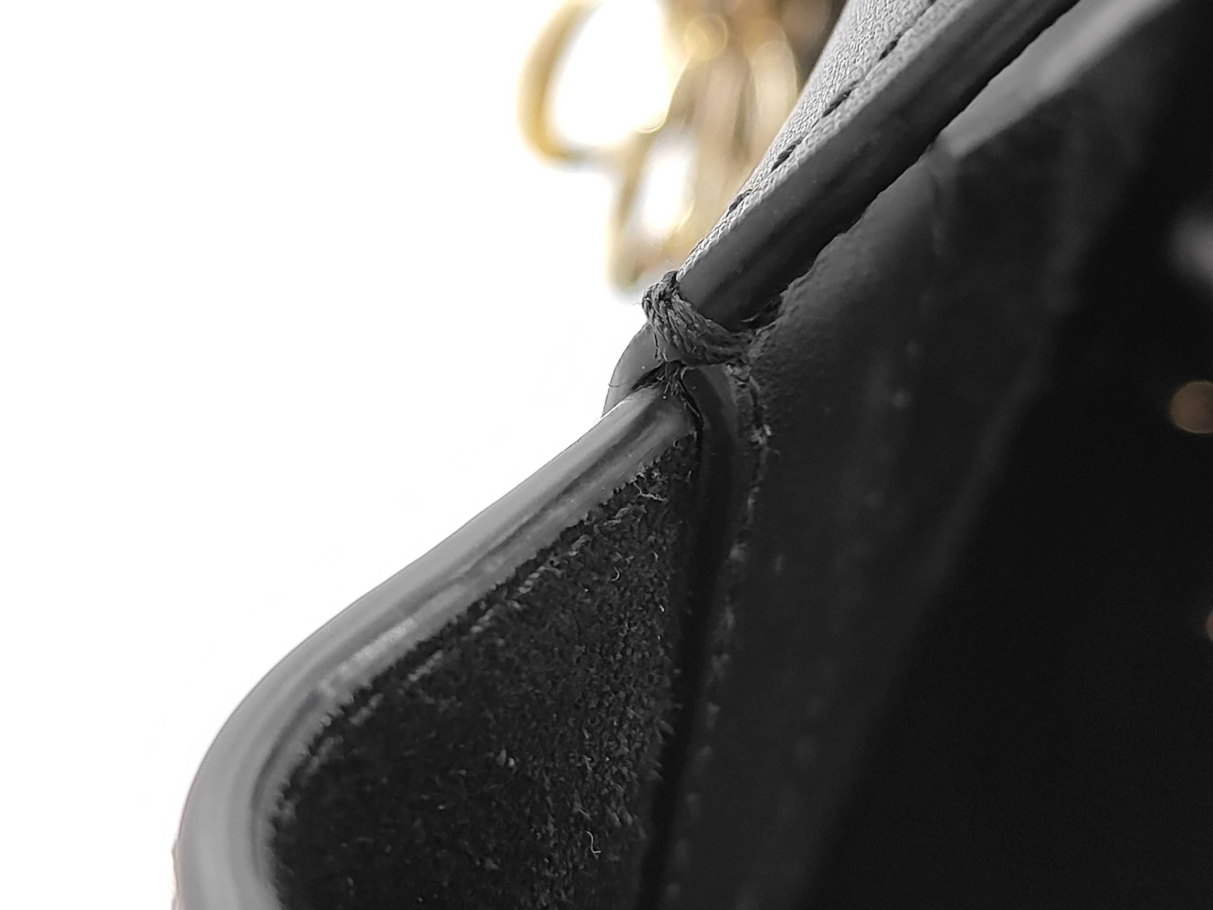 Toujours Micro Cannage Medium Leather Handbag (Black) - Includes Box and Dust Bag — view 10