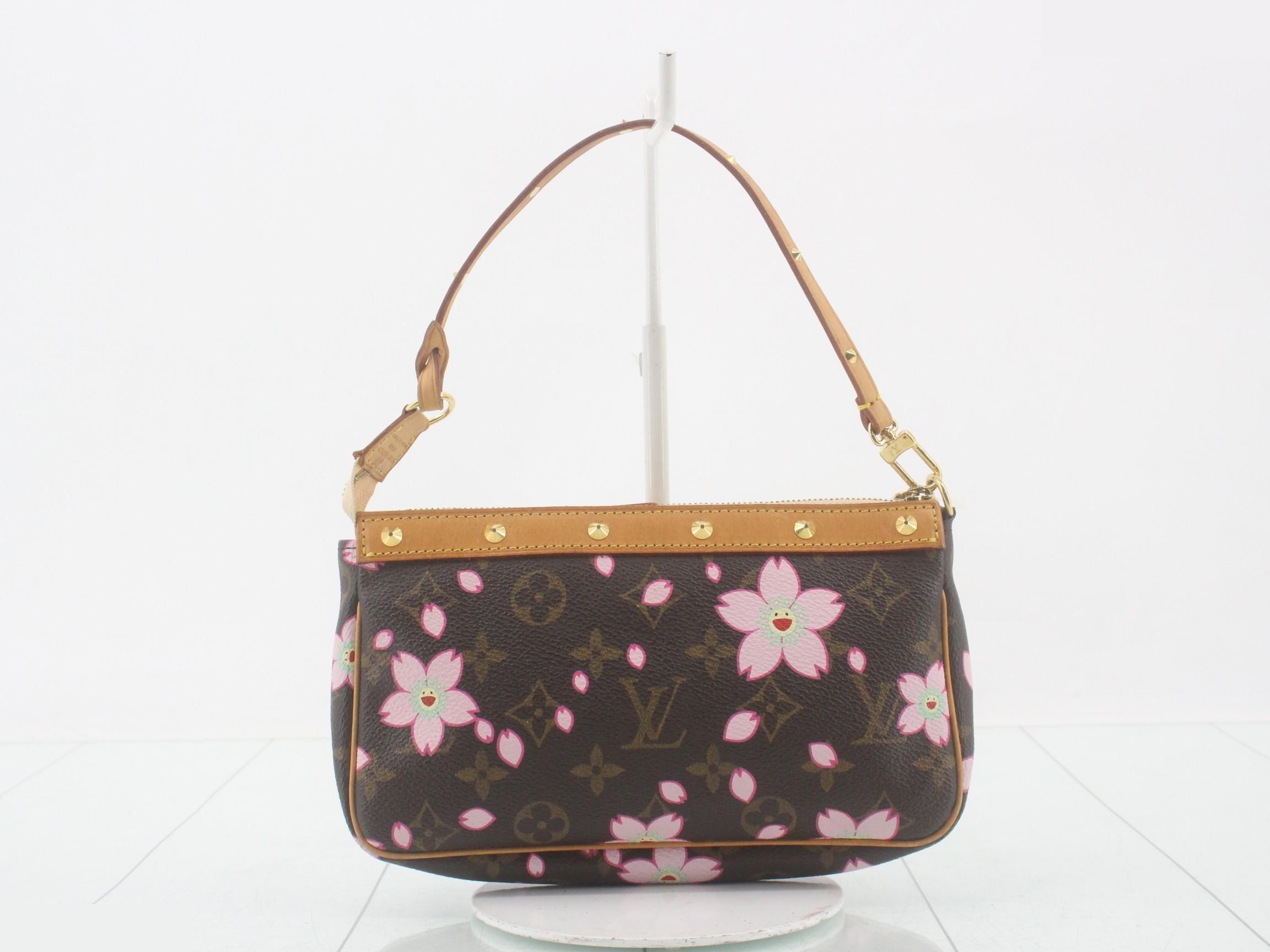 Monogram Cherry Blossom Takashi Murakami Pochette Accessoires — view 2