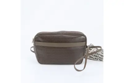 Mario Valentino Leather Brown Shoulder Bag