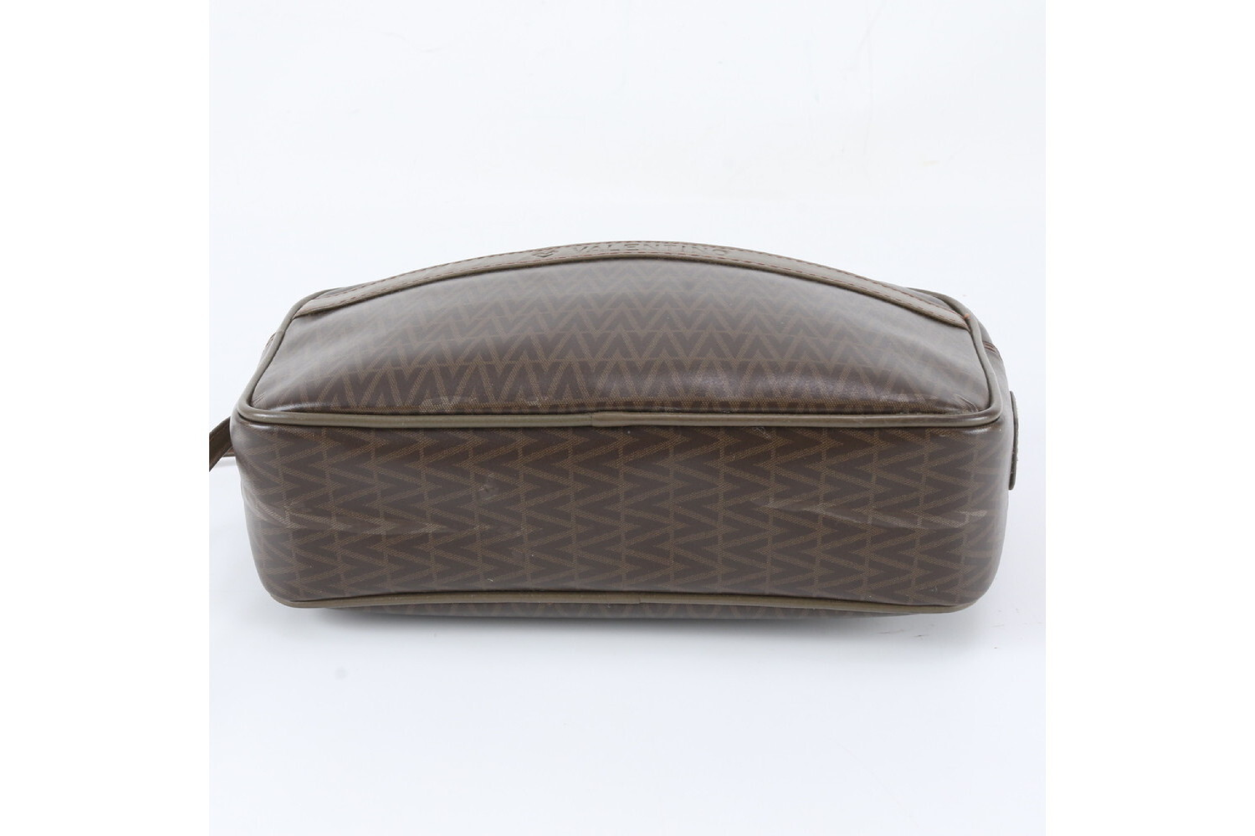 Mario Valentino Leather Brown Shoulder Bag — view 5