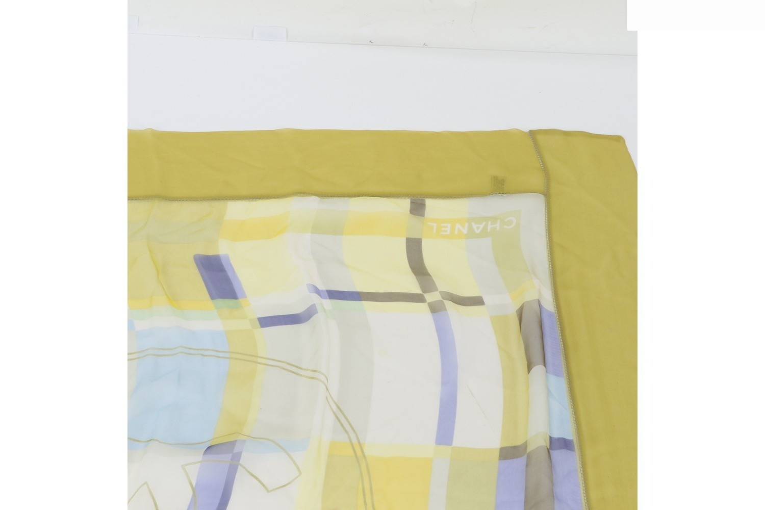 100% Silk Scarf with Tag — view 2
