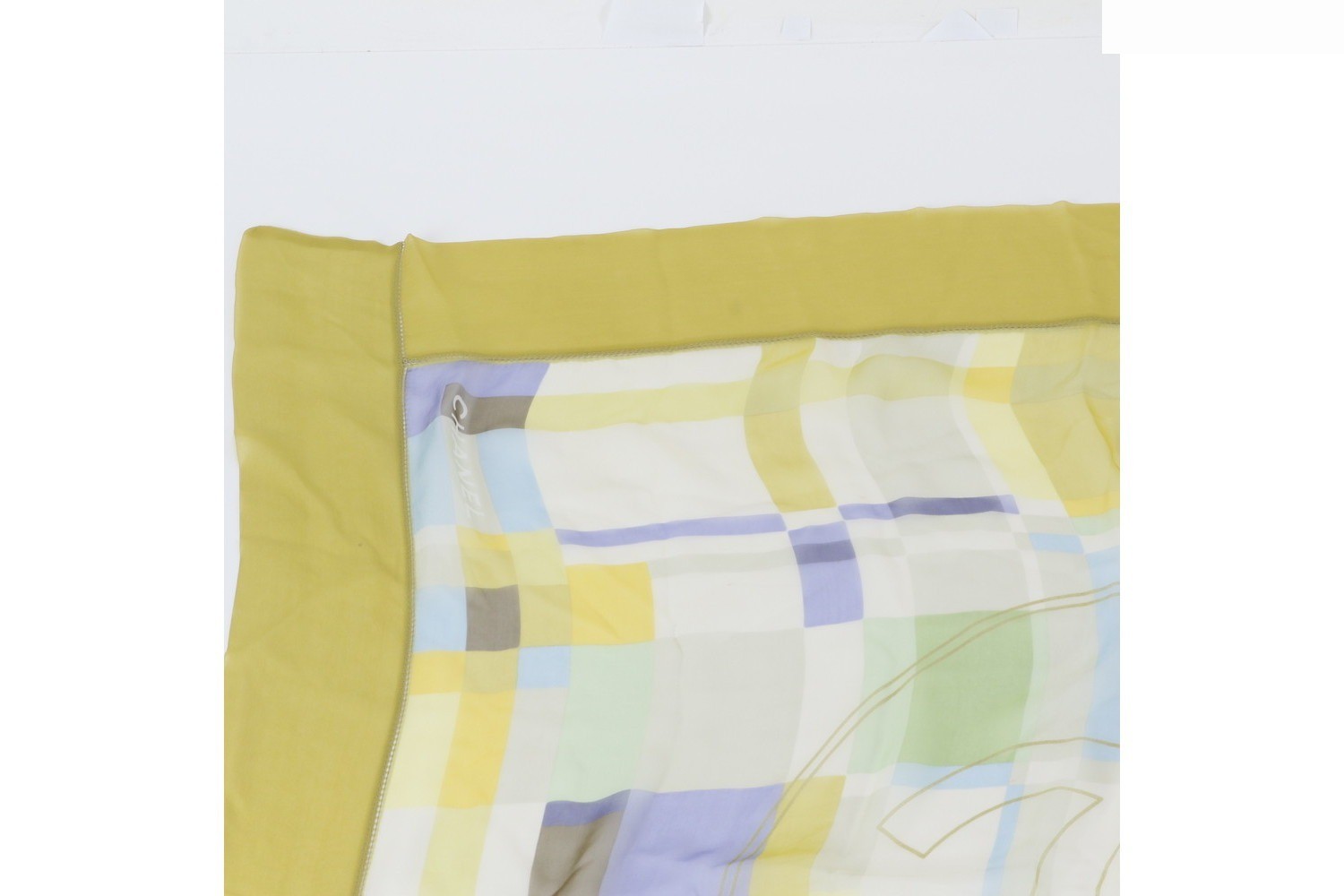 100% Silk Scarf with Tag — view 3