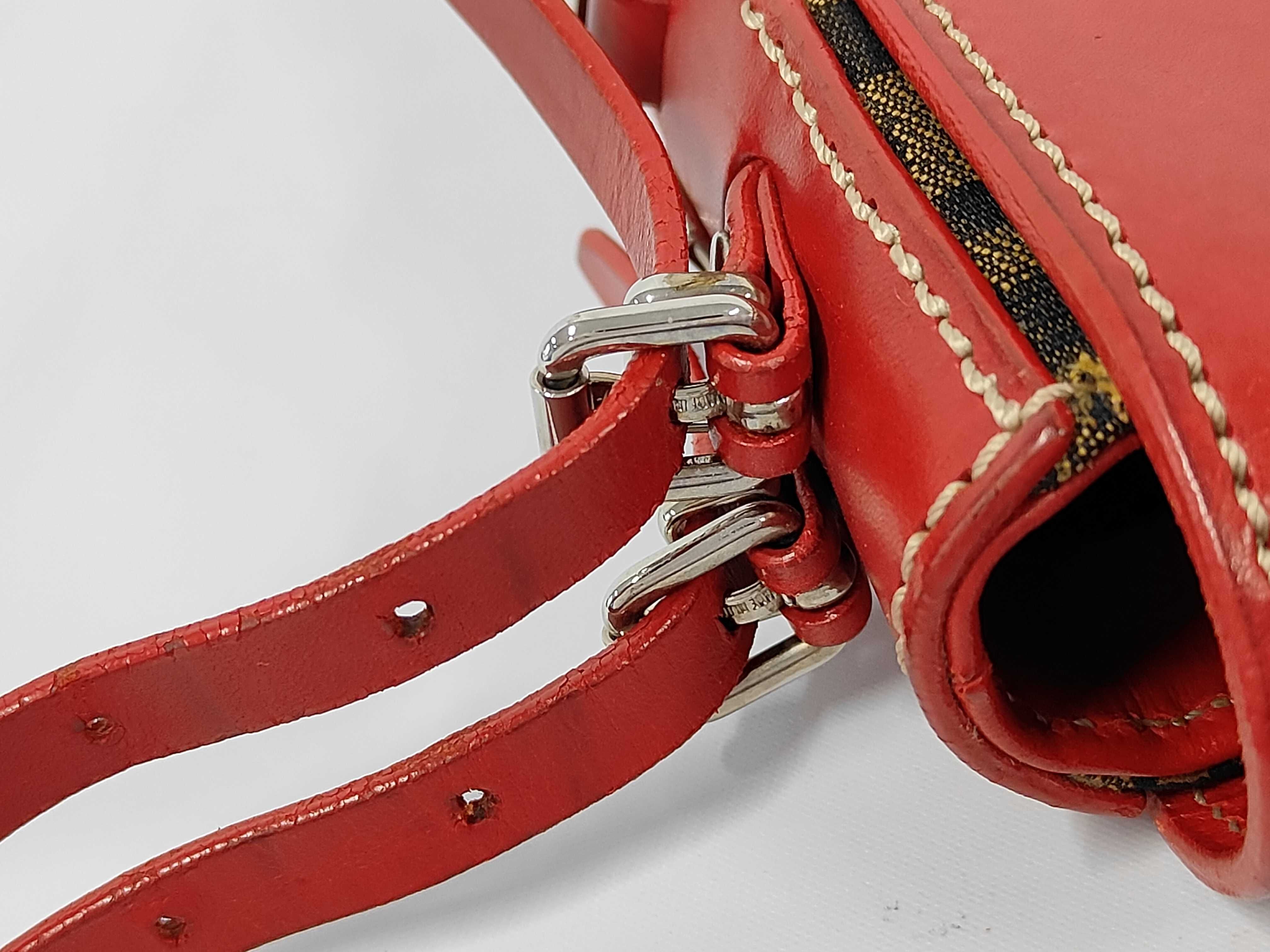 Zucca Shoulder Bag, Leather and Nylon Canvas Shoulder Bag — view 5