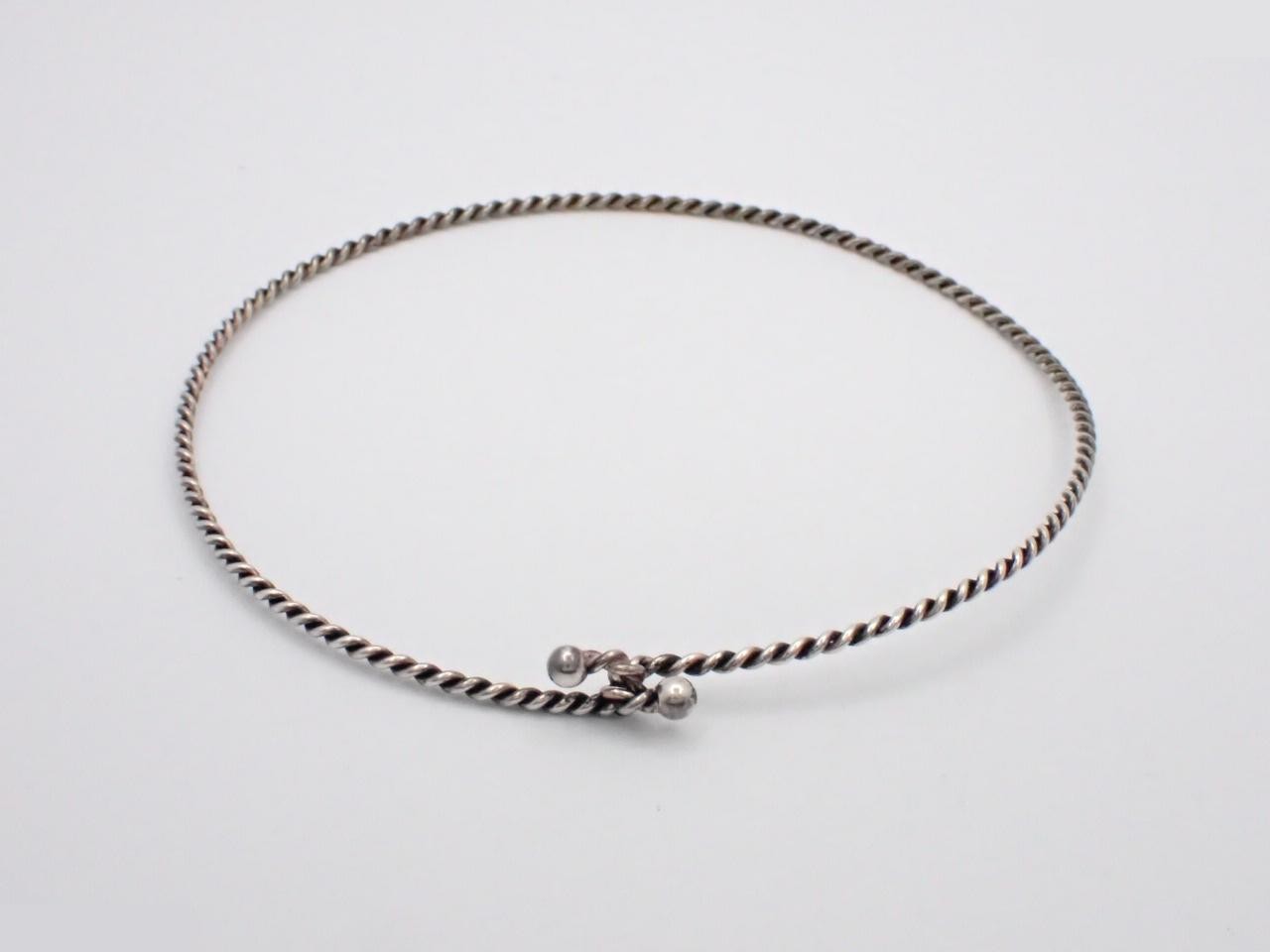 choker, bangle, and ring set (925 sterling silver), 22.5g — view 2