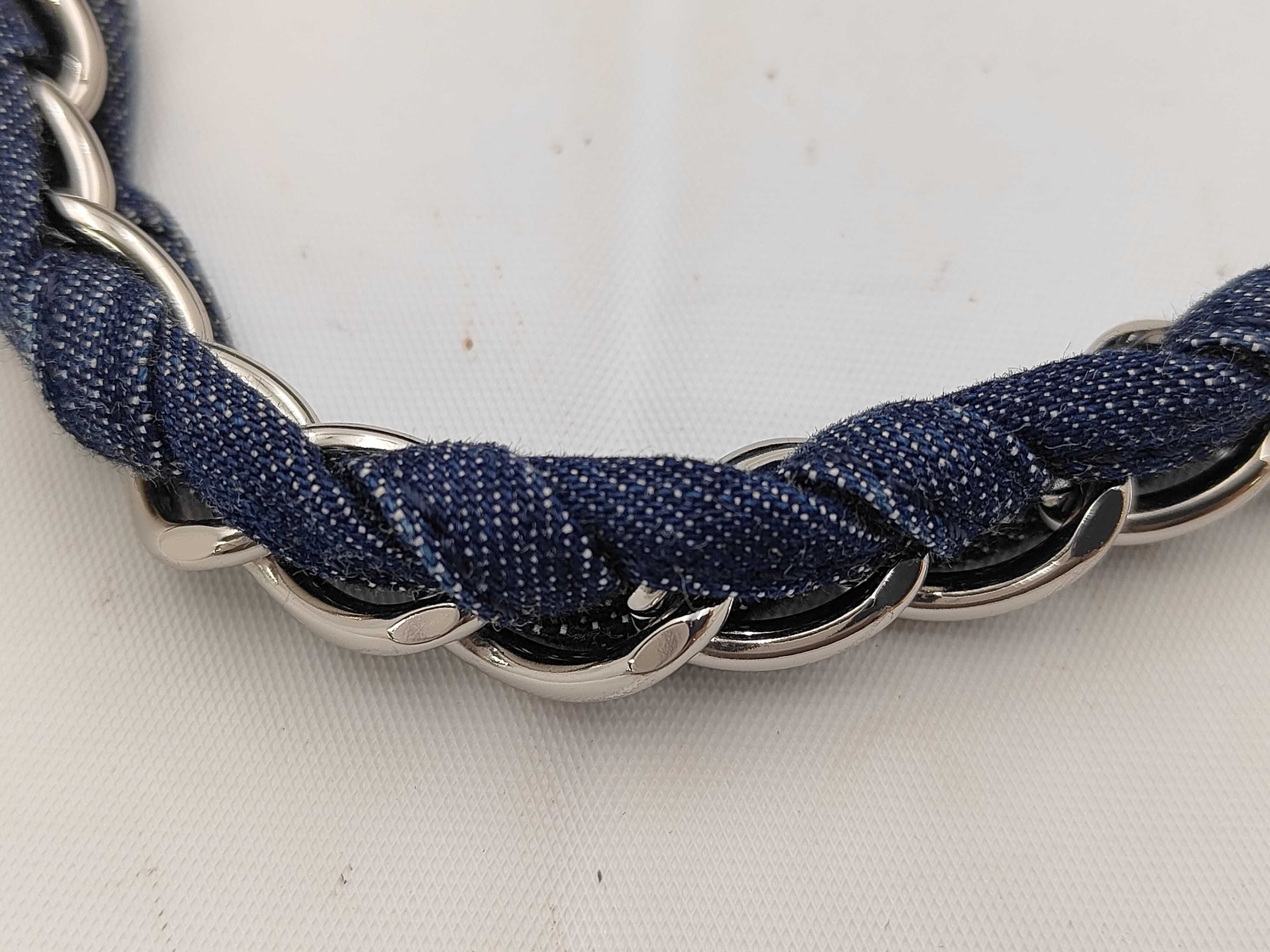 Denim Coco Mark Chain Tote Bag (Series 10) — view 4