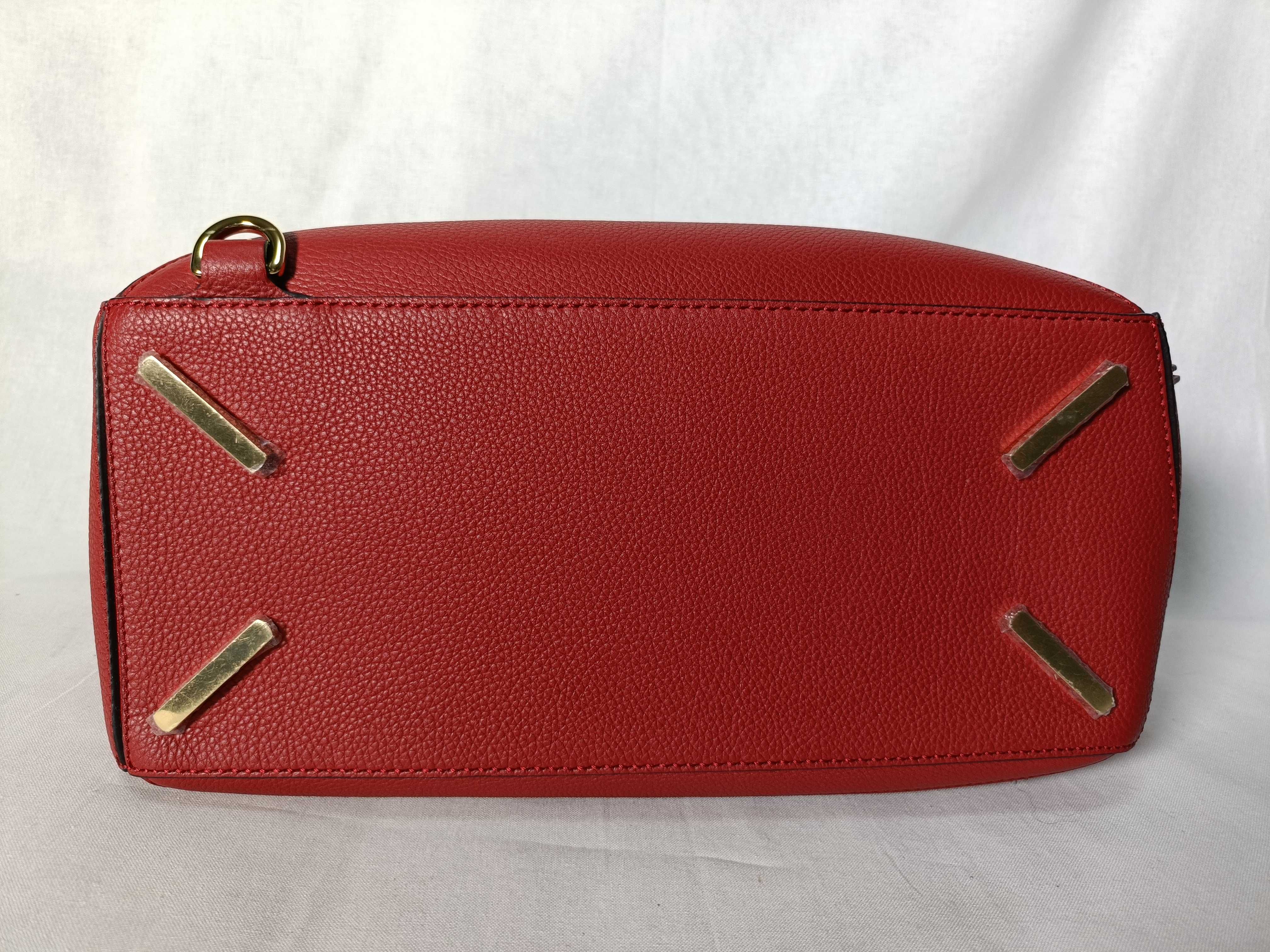 322.12KS20 Puzzle Bag Small Leather Red Storage Bag, Struck Shoulder Bag — view 3